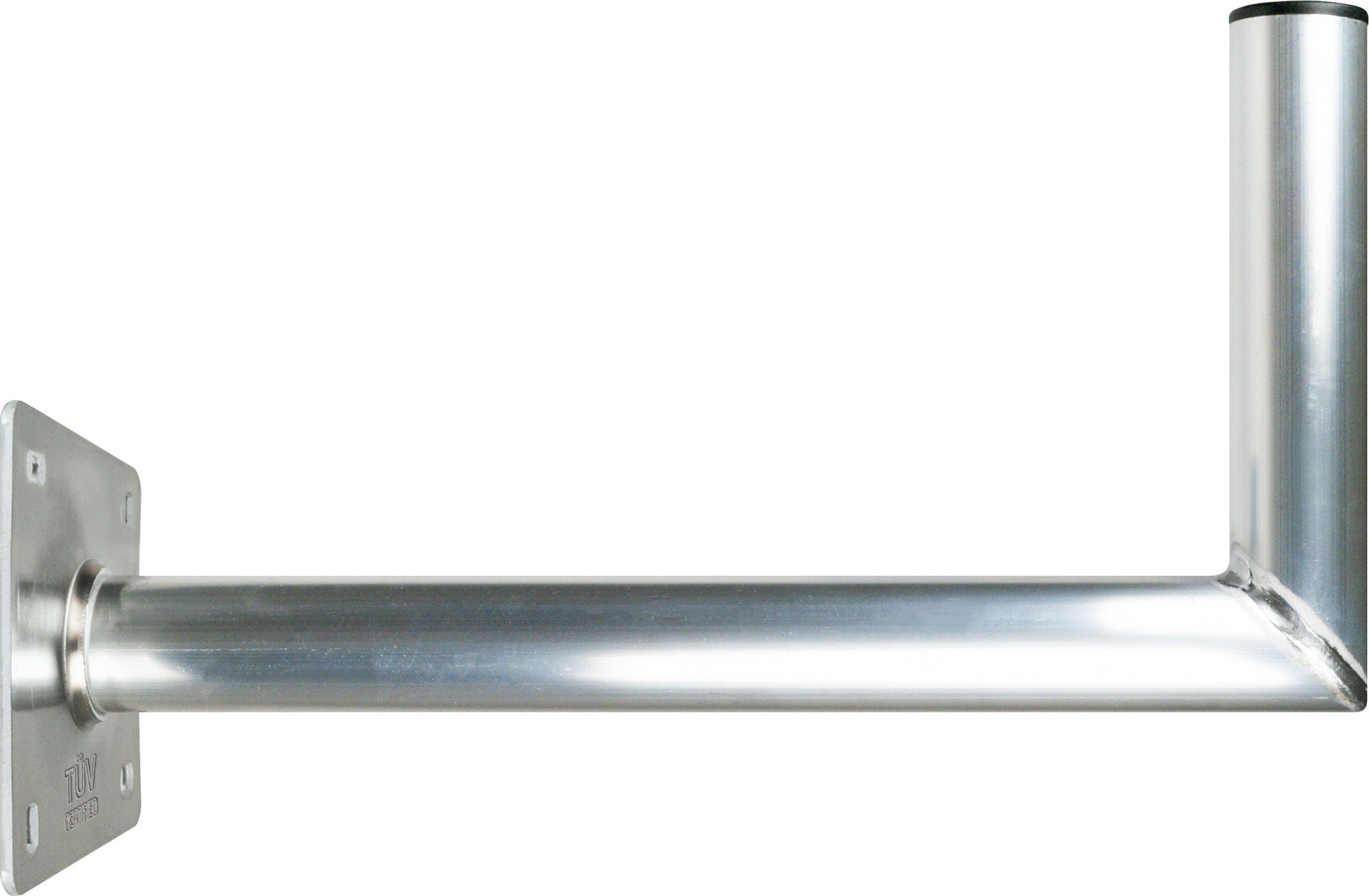 Schwaiger 715156 SAT-Halterung, (bis 0 Zoll, Wandabstand 45cm, Durchmesser 48mm, silber)