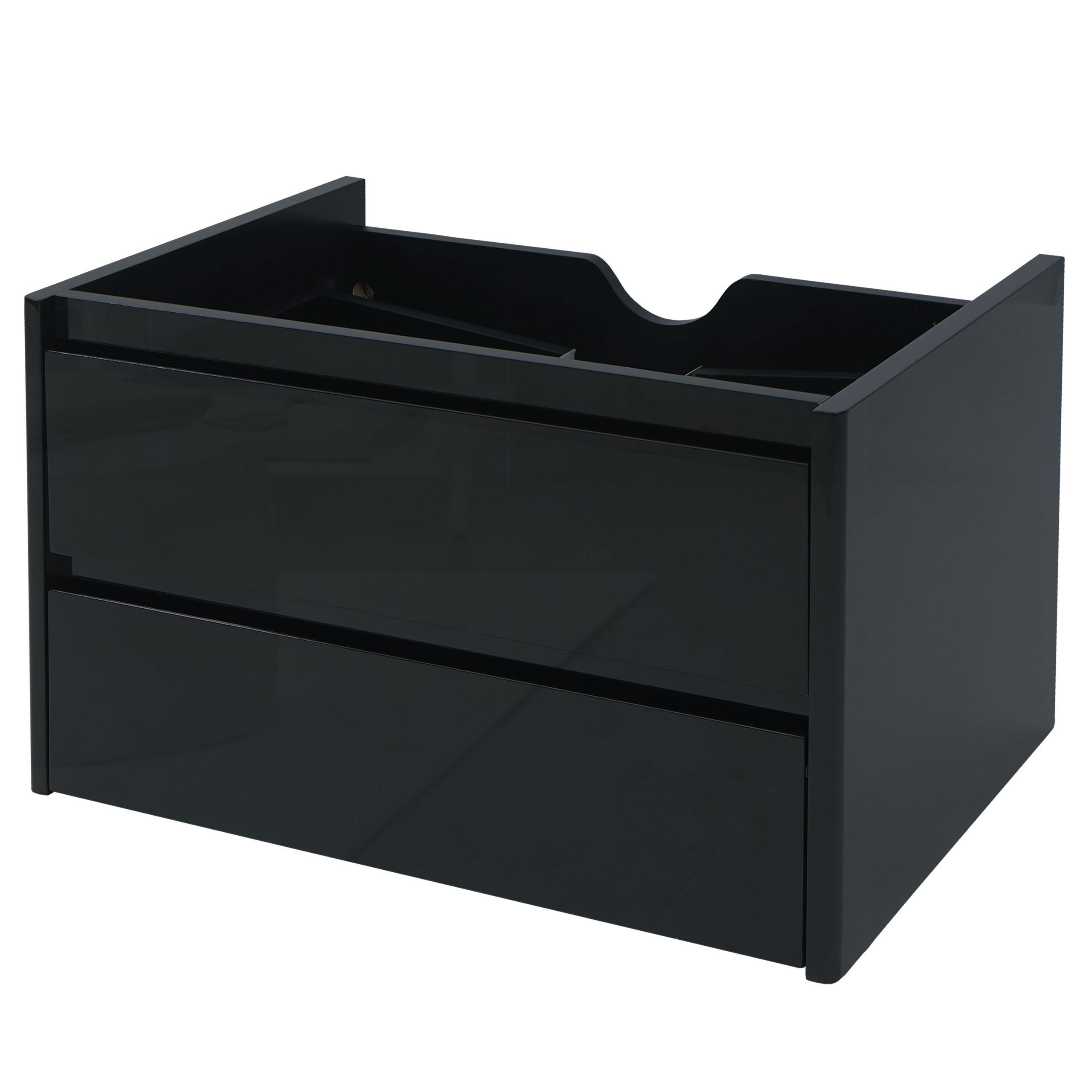 MCW Waschbeckenunterschrank MCW-B19-WUS (1-St) Hochglanz-Optik, 2 günstig online kaufen