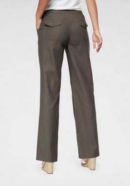 Aniston CASUAL Leinenhose mit Bindeband