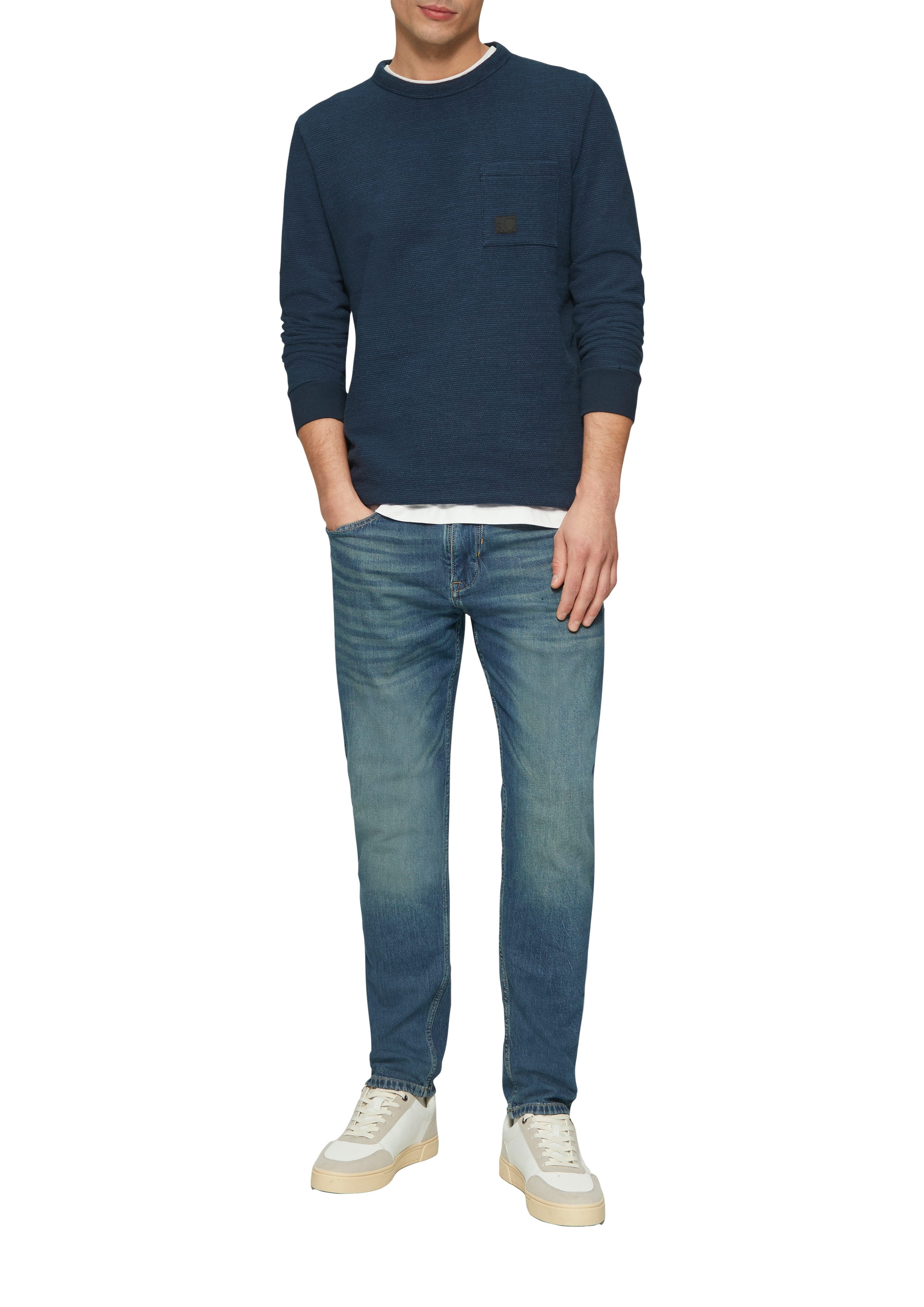 s.Oliver Longsleeve mit Logo Stickerei günstig online kaufen
