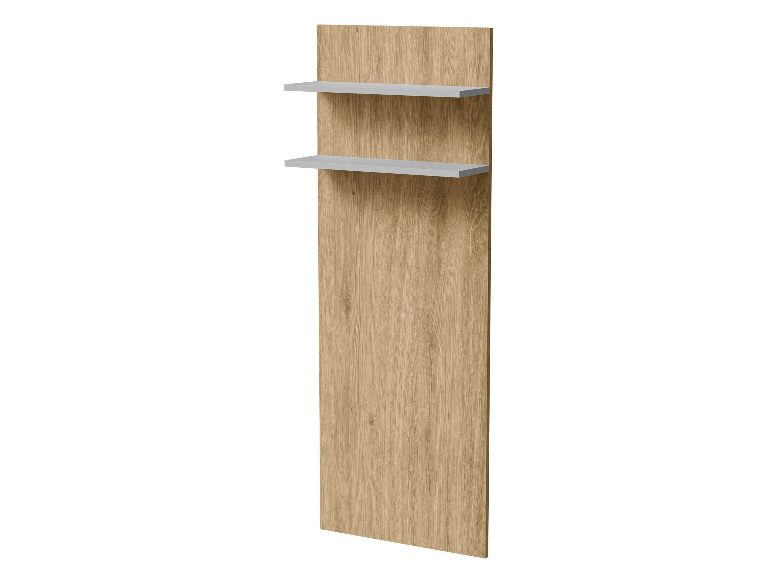 MIRJAN24 Wandregal Fiore 50, 151x19x138 cm, Warmweißer LED-Beleuchtung