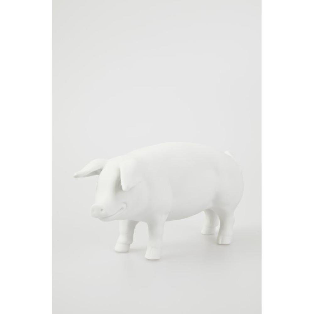 Bisquit Reichenbach Schwein Skulptur Porzellanfigur