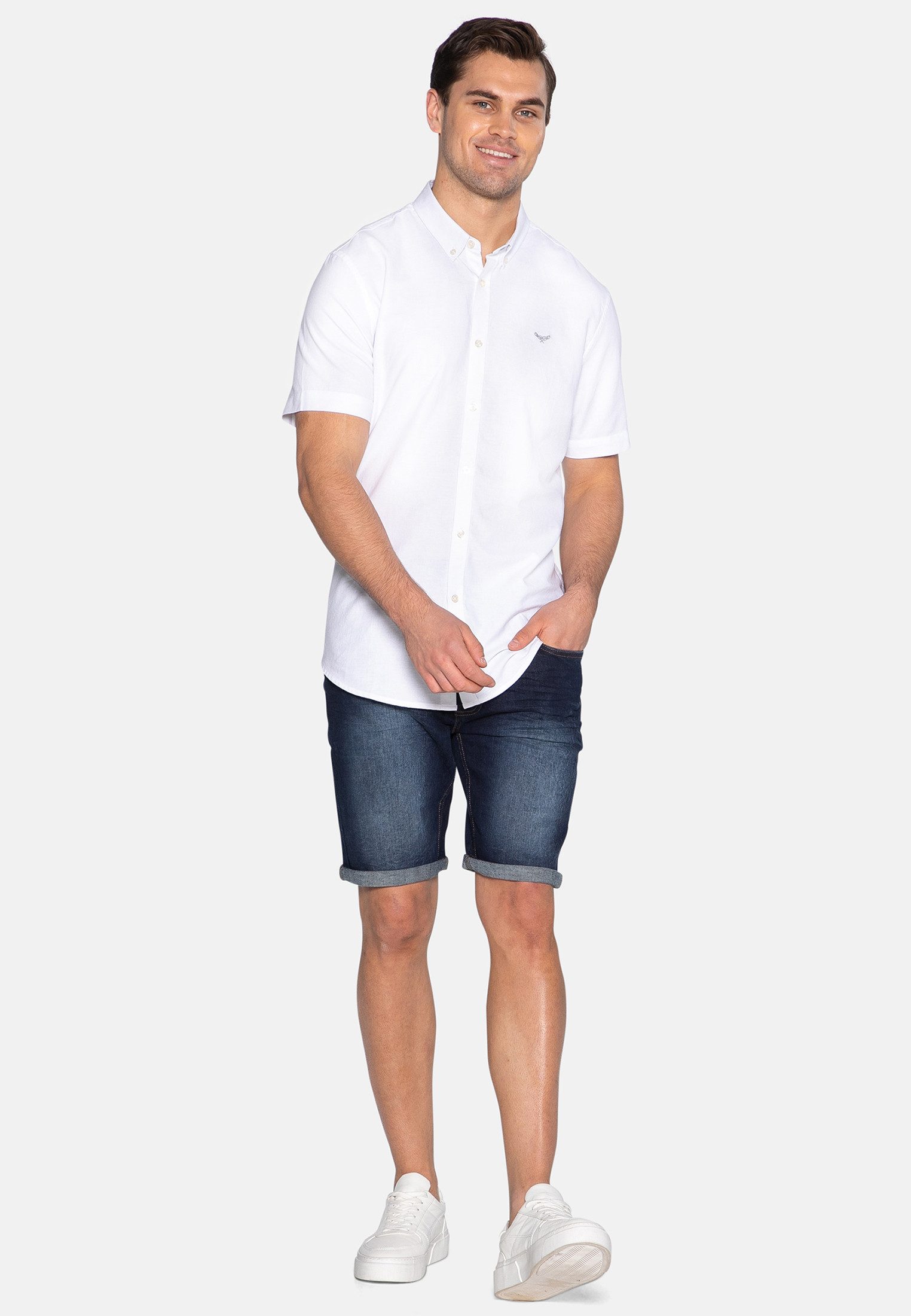 Threadbare Kurzarmhemd THBInferno im schlichten Design