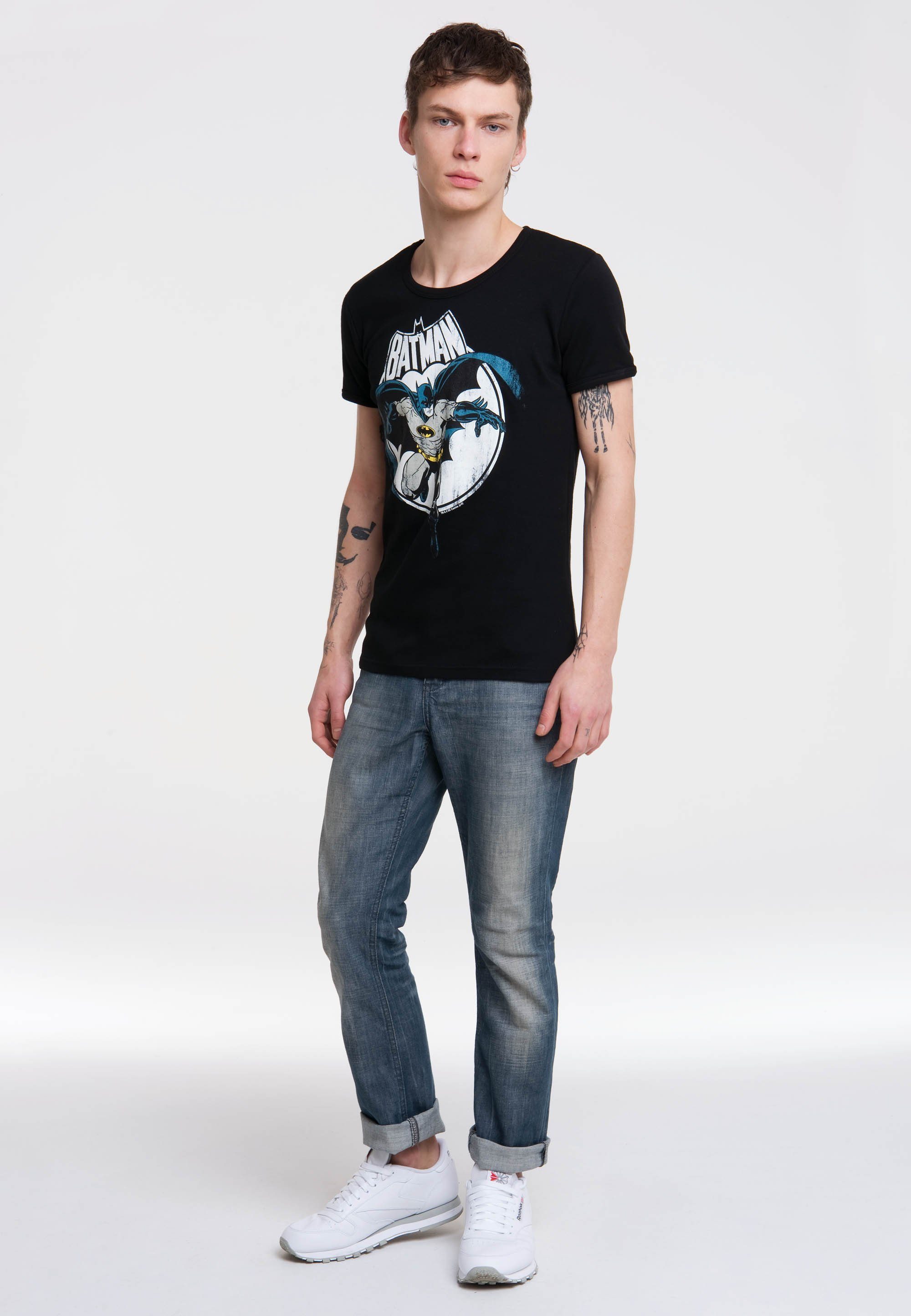 LOGOSHIRT T-Shirt Batman mit Vintage-Print günstig online kaufen