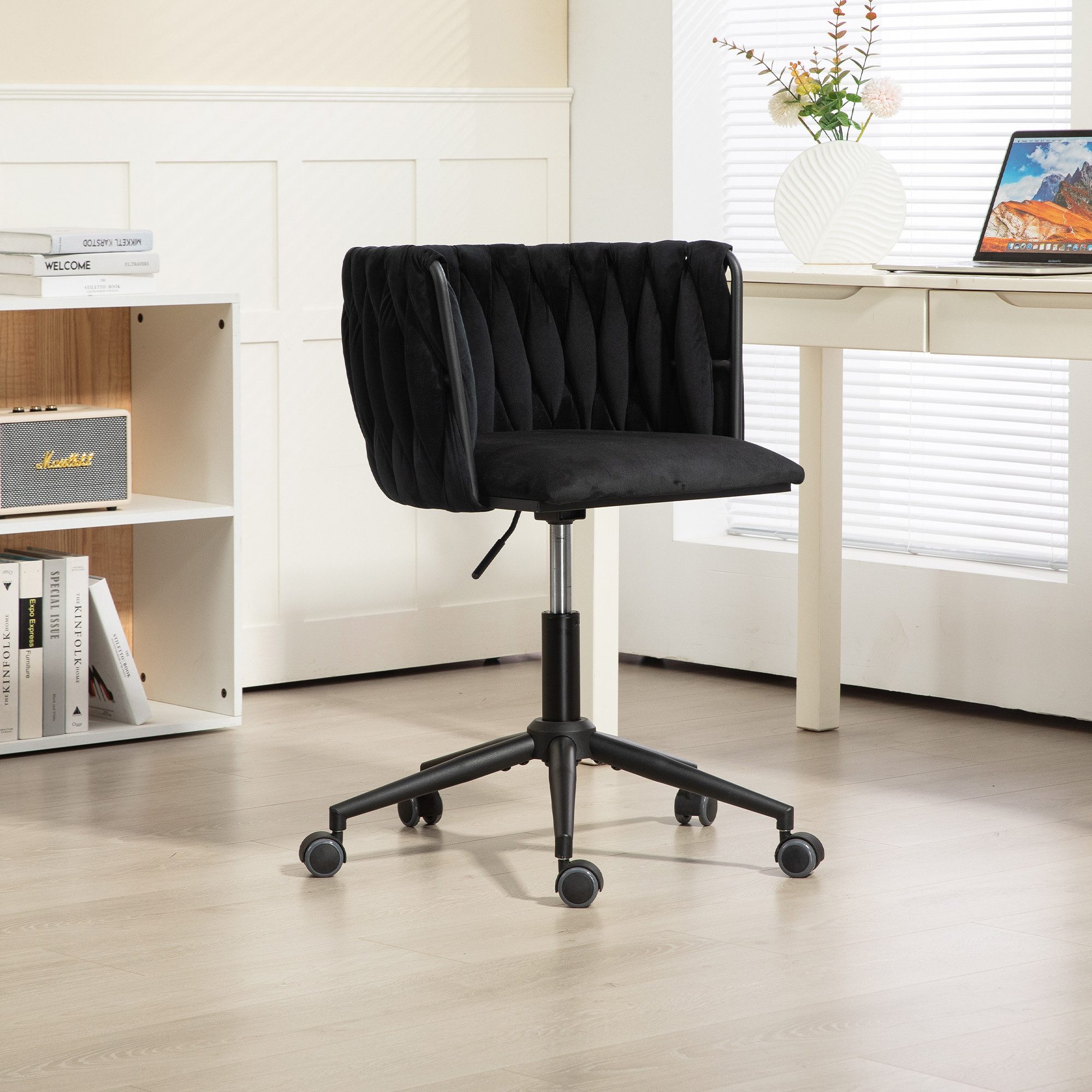 MODFU Bürostuhl Drehstuhl Bürohocker, 360° drehbar günstig online kaufen