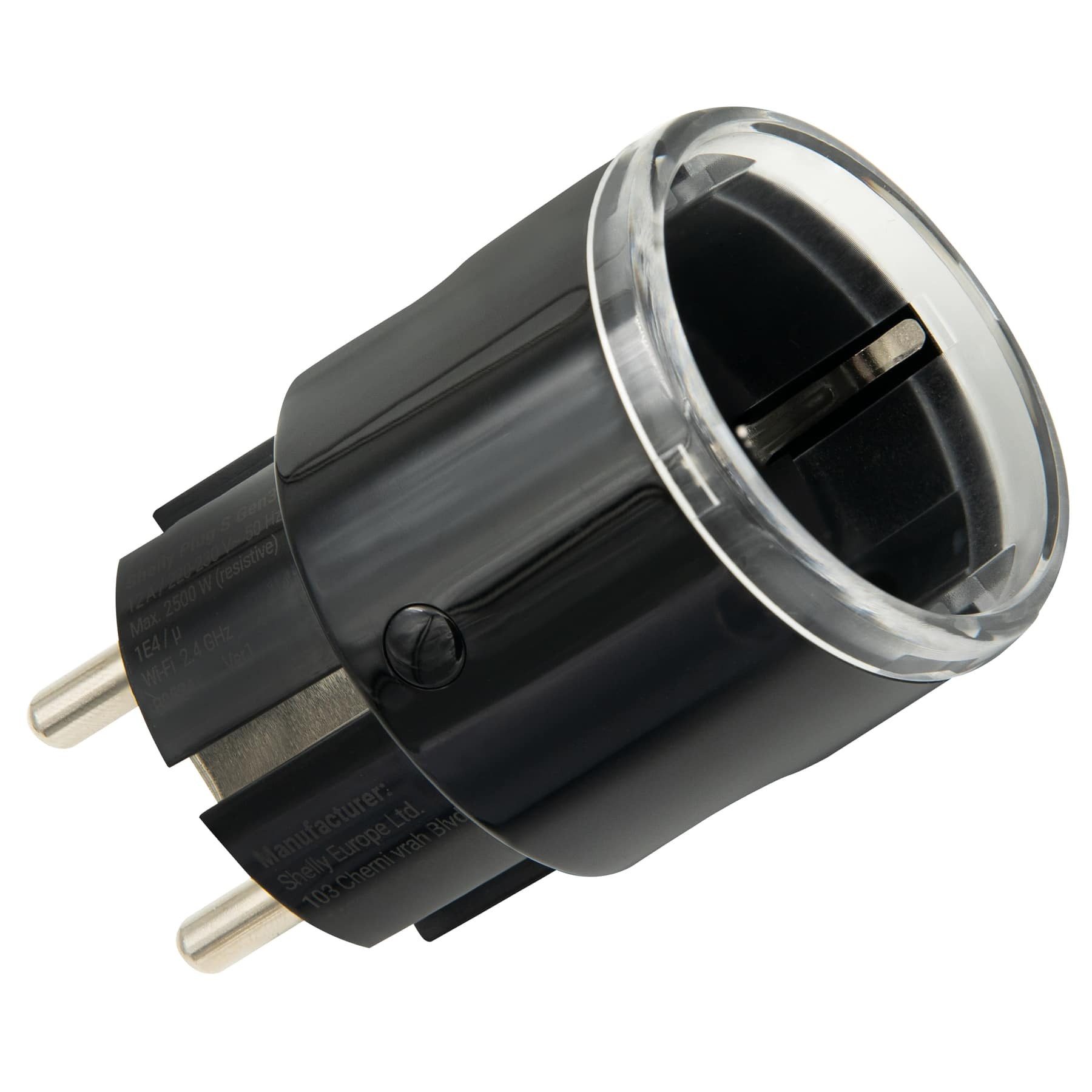 Shelly WLAN-Steckdose SHELLY WLAN-Steckdose Plug S Gen3, Matter, schwarz