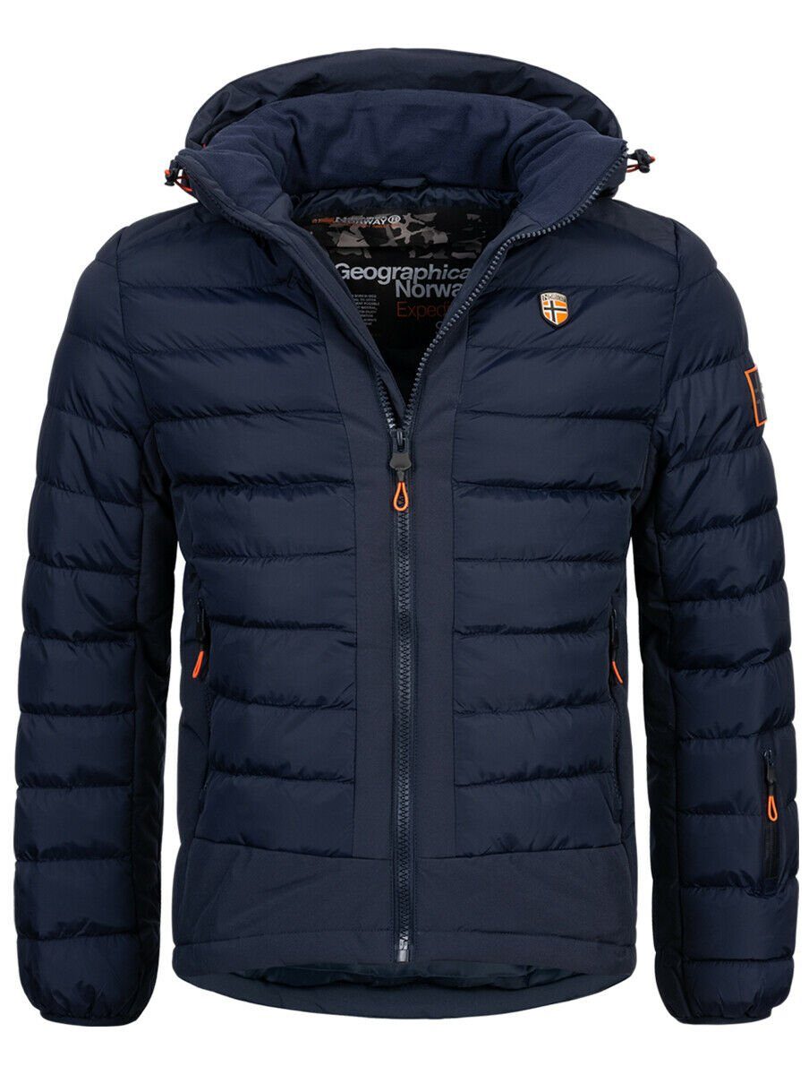 Geographical Norway Parka Winter Jacke Parka Steppjacke Kapuze Kapuzenjacke Parka Outdoor Stepp