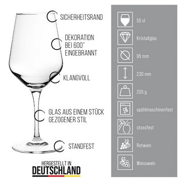 3forCologne Weinglas 3forCologne Weinglas bester Opa Souvenir Deutschland Geschenkidee Muttertag, Vatertag, Gastgeschenk Inklusive Geschenkbox MADE IN GERMANY