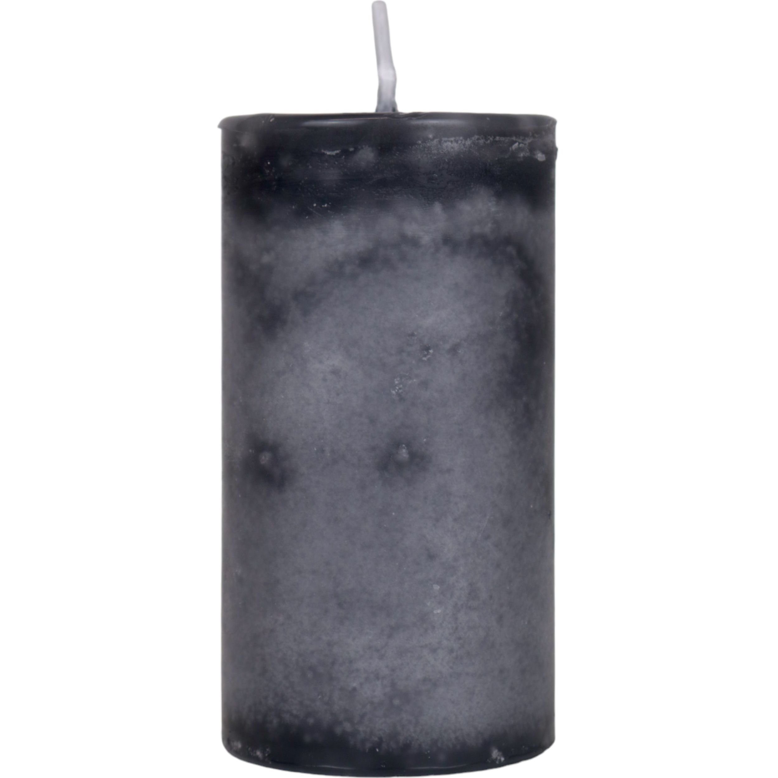 DekoTown Stumpenkerze Marmorierte Stumpenkerzen 3er Set – Anthrazit Grau, 9 günstig online kaufen