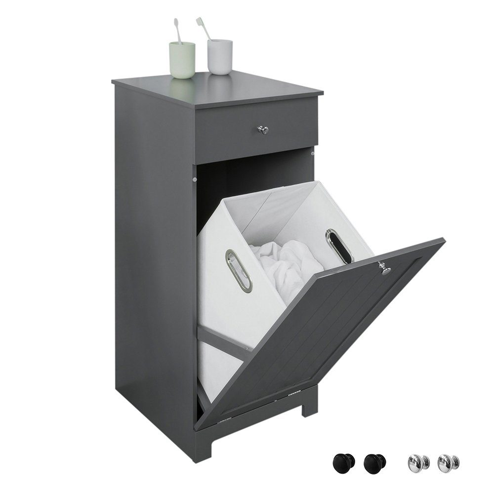 SoBuy Wäscheschrank »BZR21« mit ausklappbarem Wäschetruhe Wäschesammler mit  Schubladen Wäschekorb online kaufen | OTTO