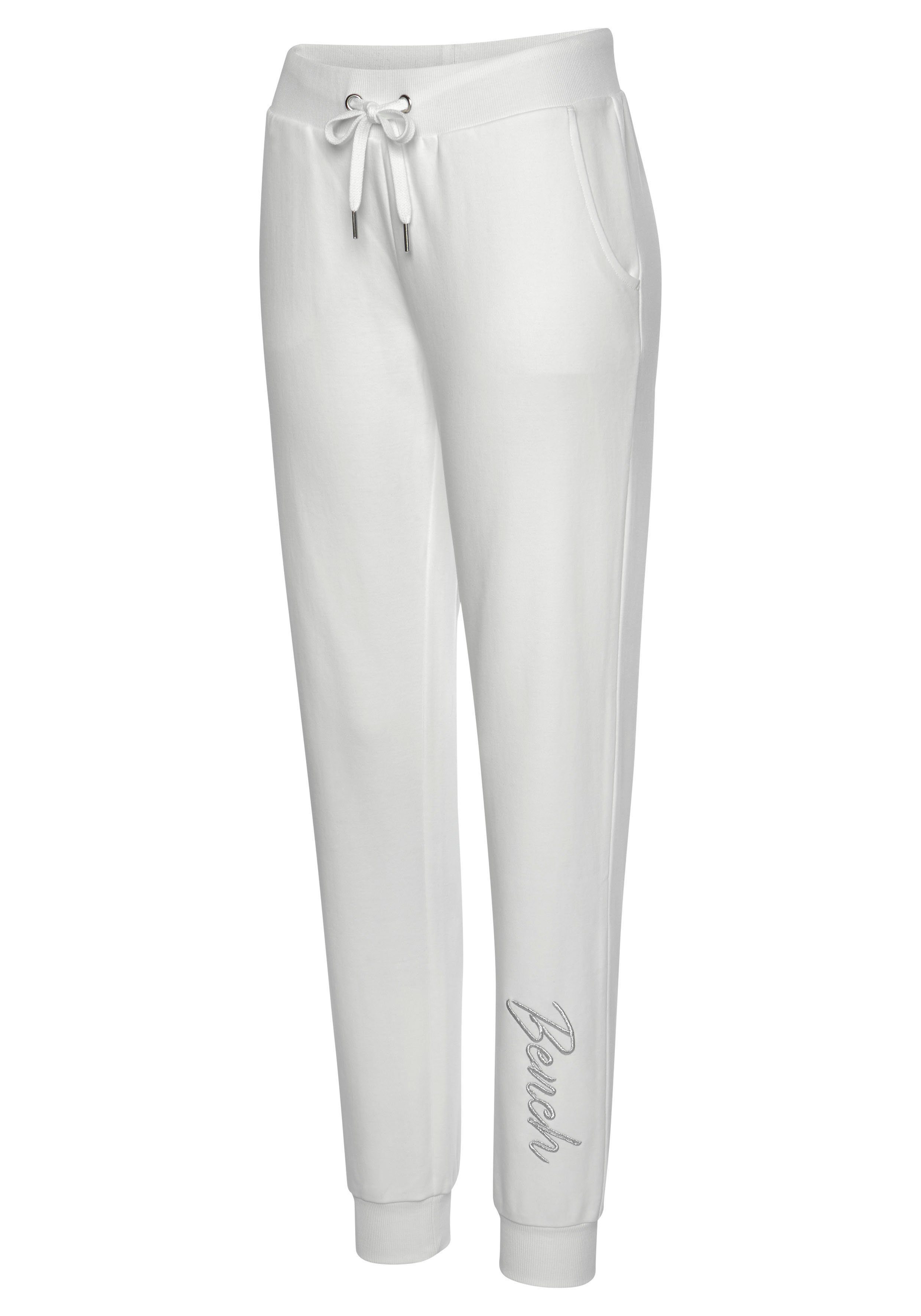 Bench. Loungewear Relaxhose mit glänzender Logostickerei, Loungeanzug – Bild 5 von 5
