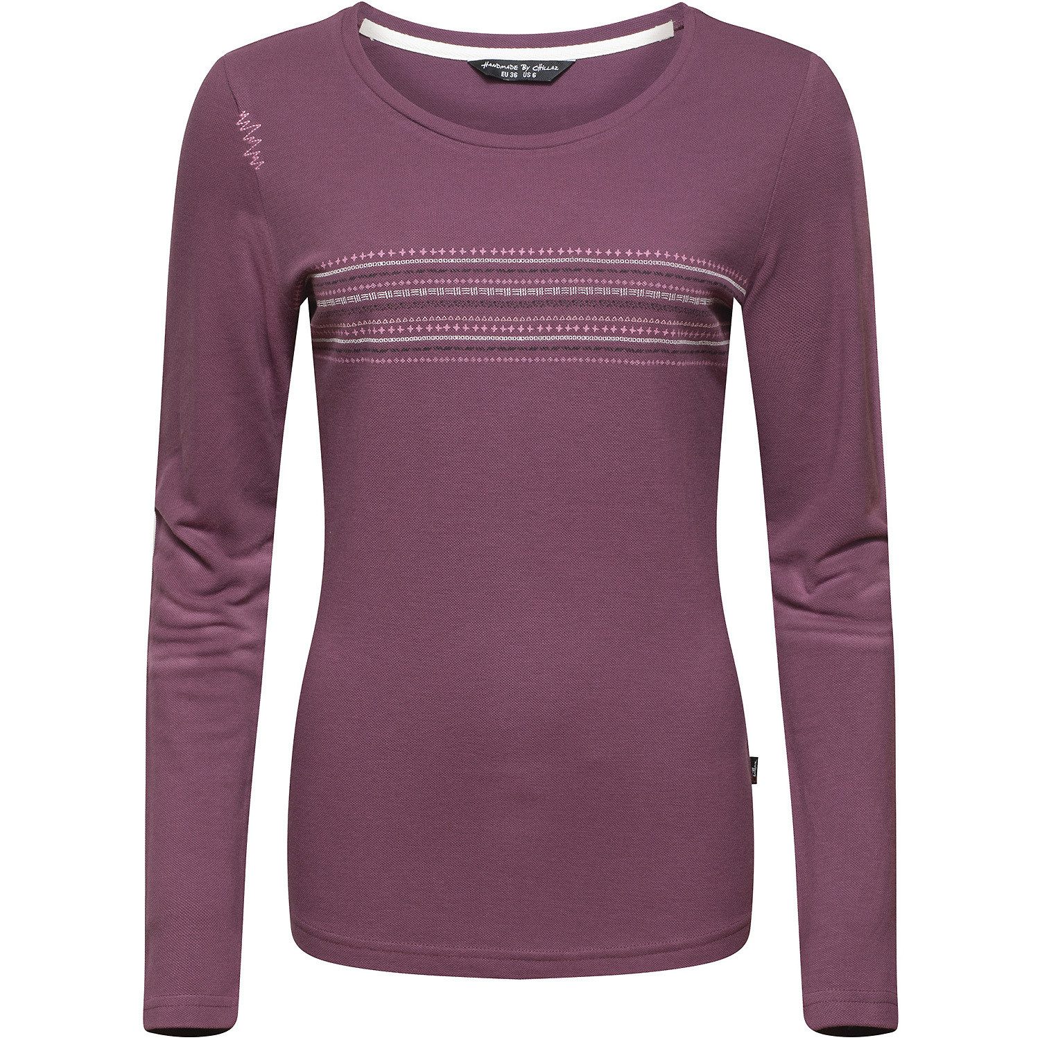 Chillaz Langarmshirt Langarmshirt W DALMATIEN ORNAMENT LONGSLEEVE