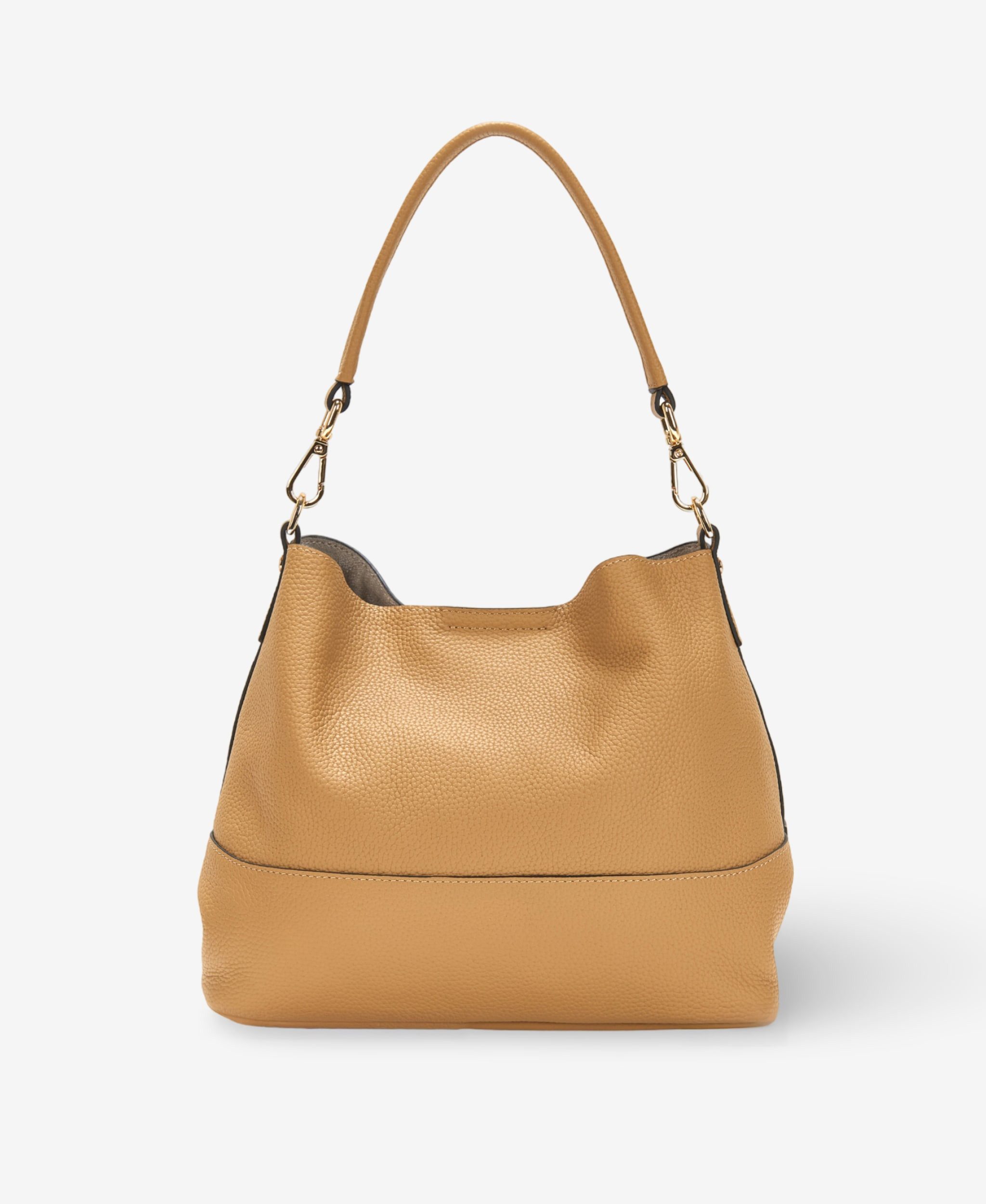 GLAMIRA Handtasche UrbanSphere Camel Henkeltasche (1-tlg), echt Leder