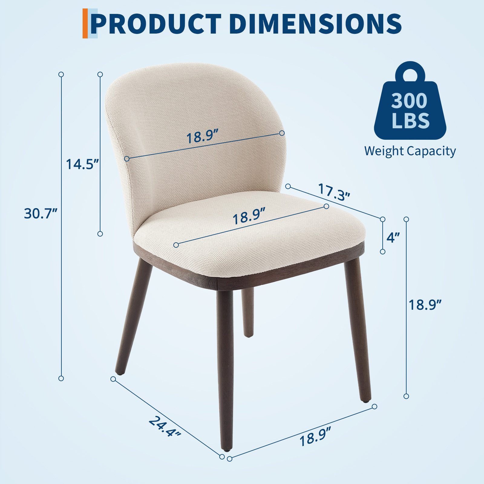 GarveeMore Esszimmerstuhl 2er-set,moderne gepolsterte Küchenstühle mit günstig online kaufen
