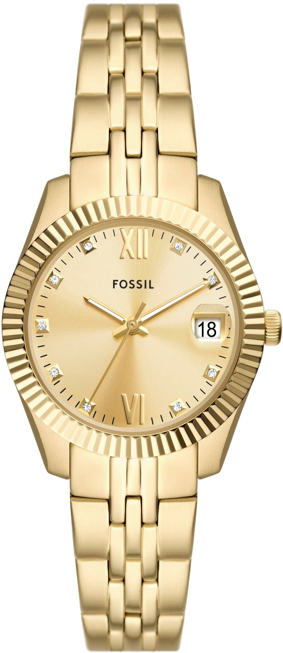 Fossil Quarzuhr SCARLETTE MINI ES5338, Armbanduhr, günstig online kaufen