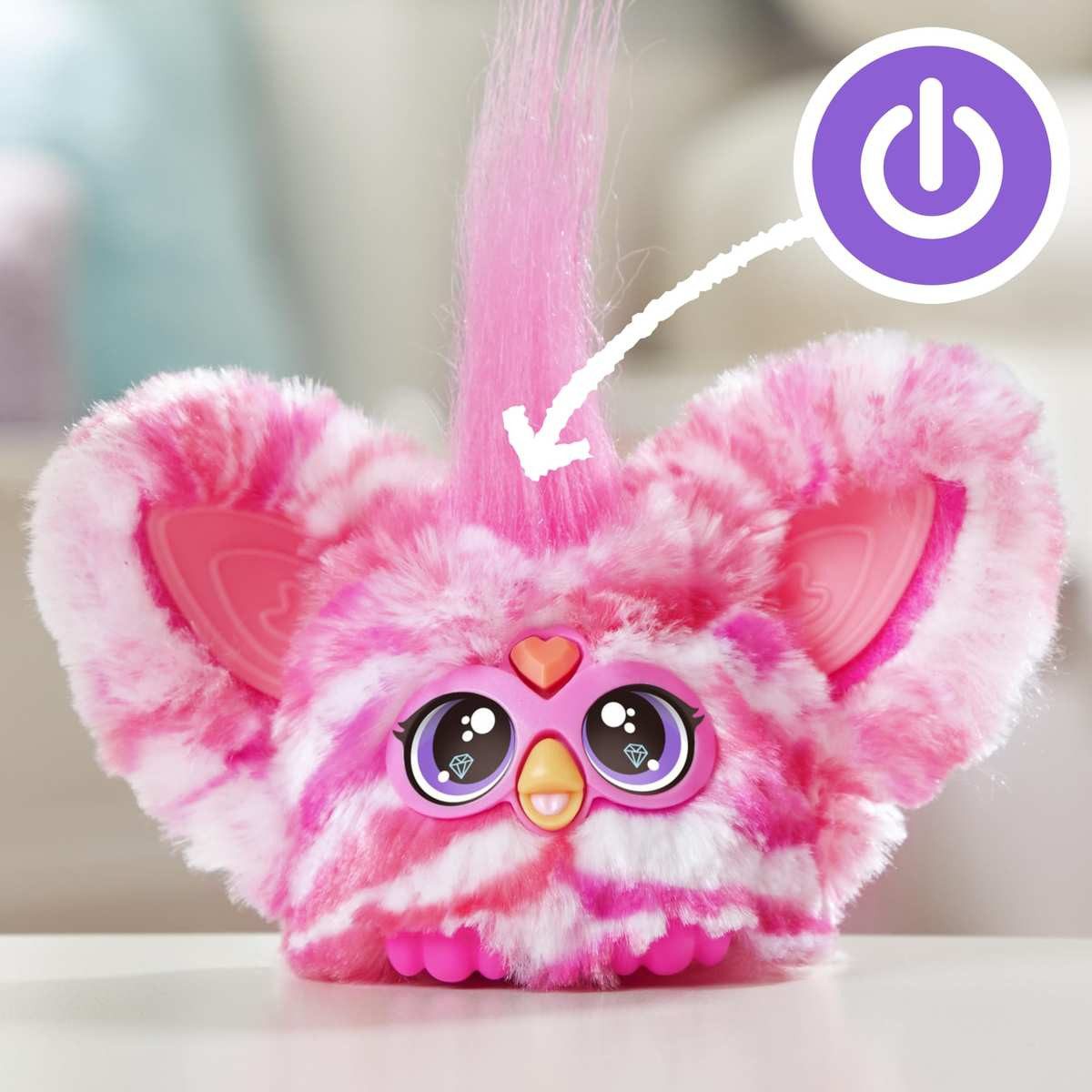 Hasbro Spielfigur Furby Furblets Bub-Lee Mini elektronisches Plüschspielzeug Pink 6+ – Bild 5 von 5
