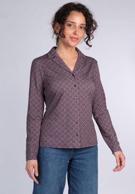 Lykka du Nord Klassische Bluse Celeste geo flower