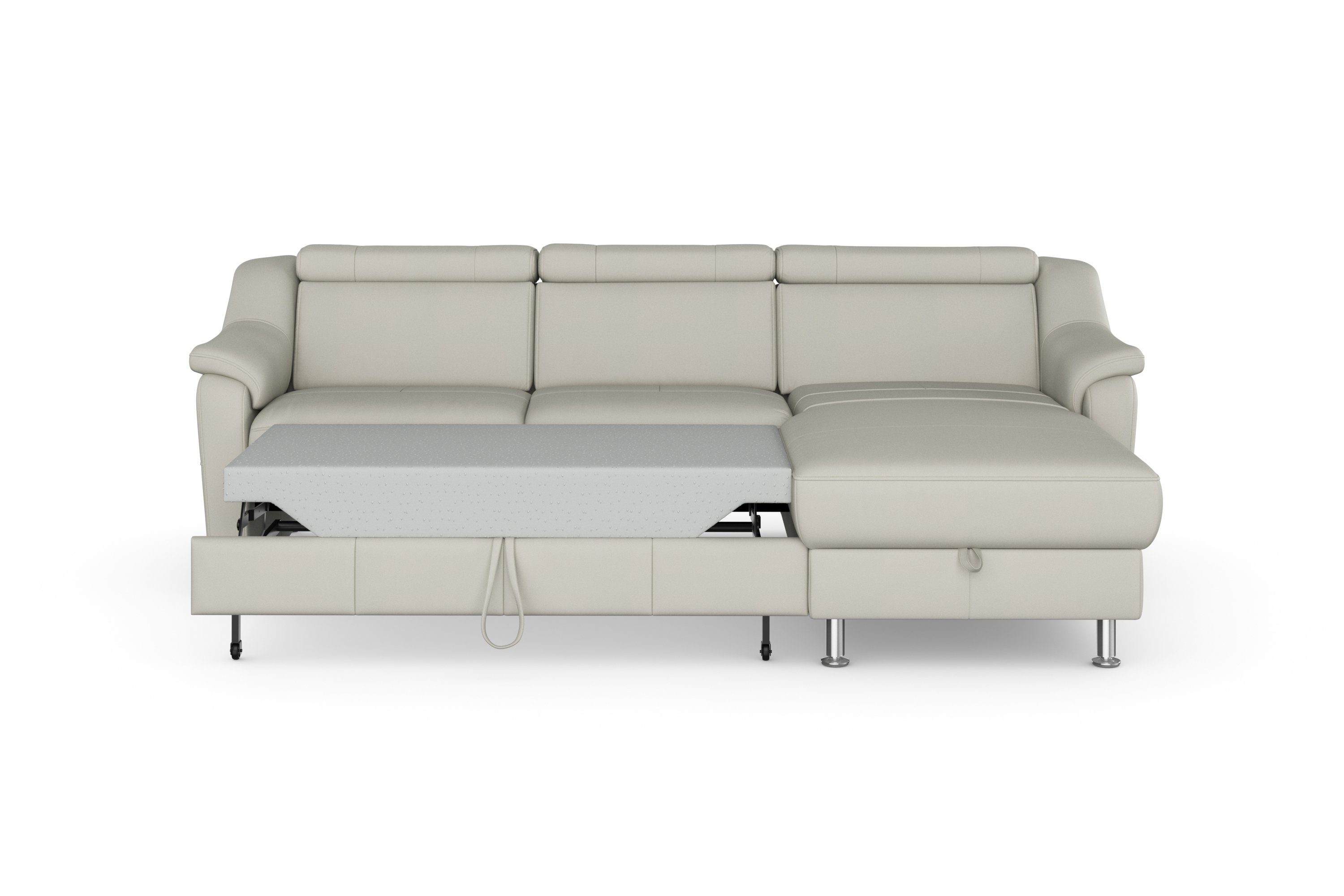 sit&more Ecksofa Freetown L-Form, inklusive Kopfteilverstellung und komfortablem Federkern