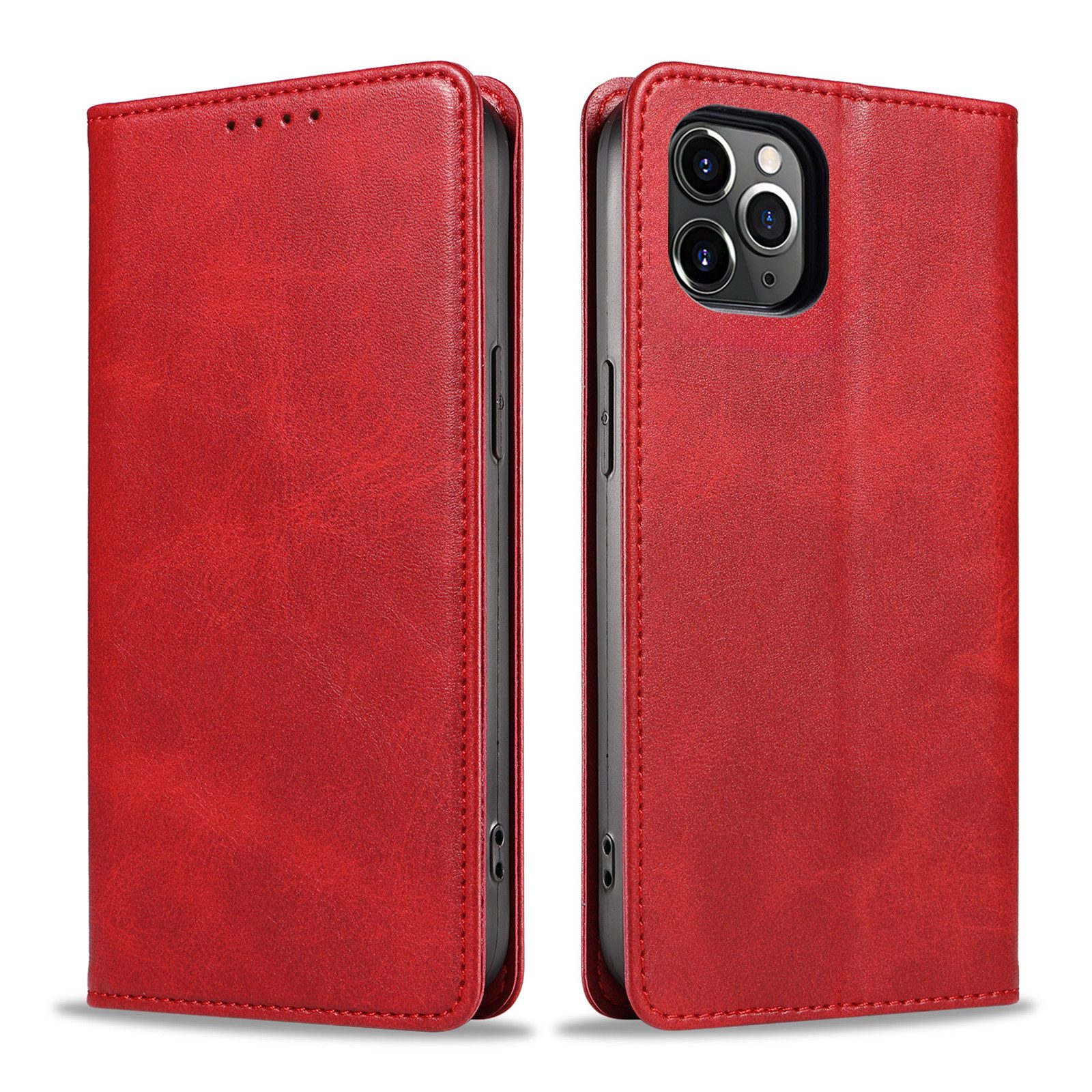 Tec-Expert Handyhülle Tasche Hülle für Apple iPhone 11 Pro Max 6.5 Zoll, 6.5", Cover Klapphülle Case mit Kartenfach Fliphülle aufstellbar