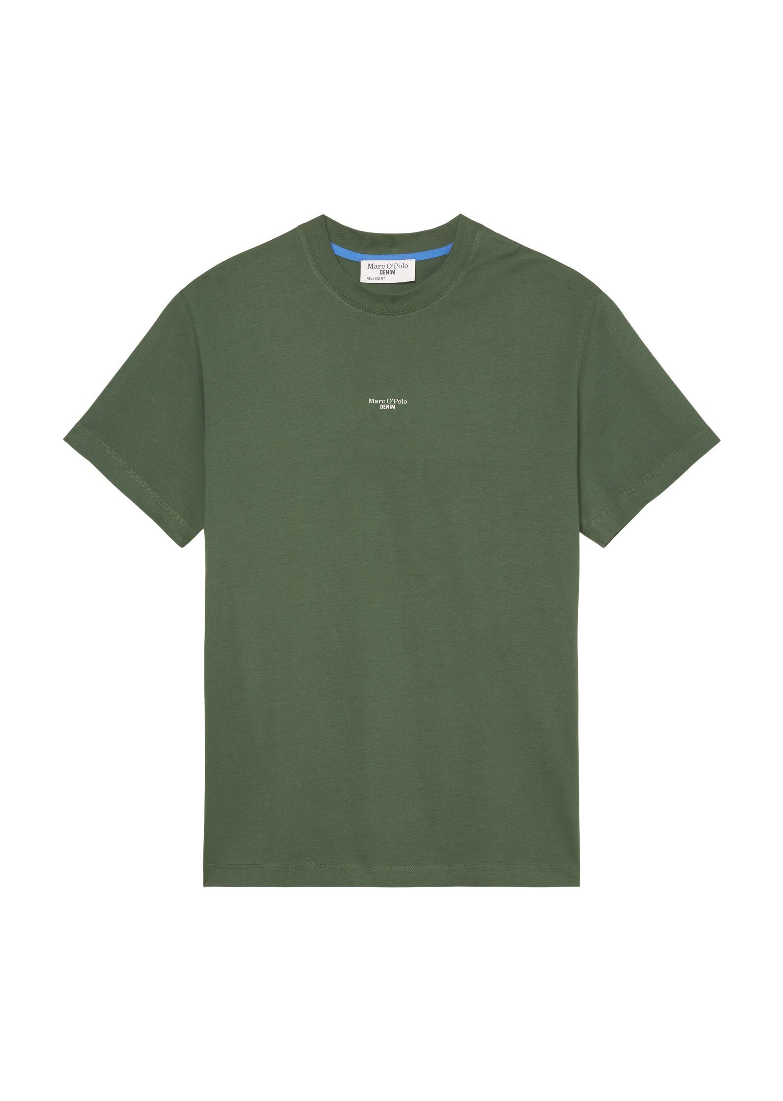 Marc O'Polo DENIM T-Shirt mit Logo-Druck kleinem green splendor