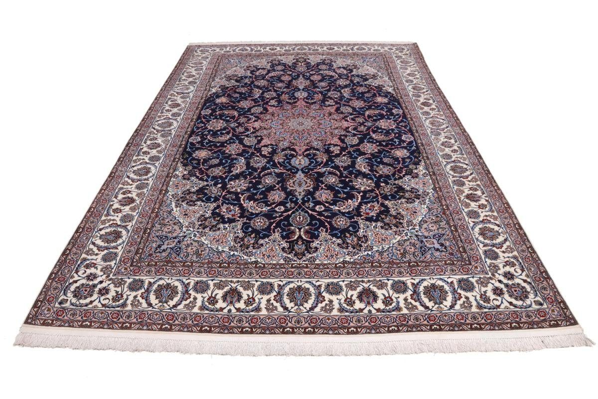 6 rechteckig, Orientteppich, Handgeknüpfter Seidenkette Nain Orientteppich 266x378 Höhe: mm Isfahan Trading,