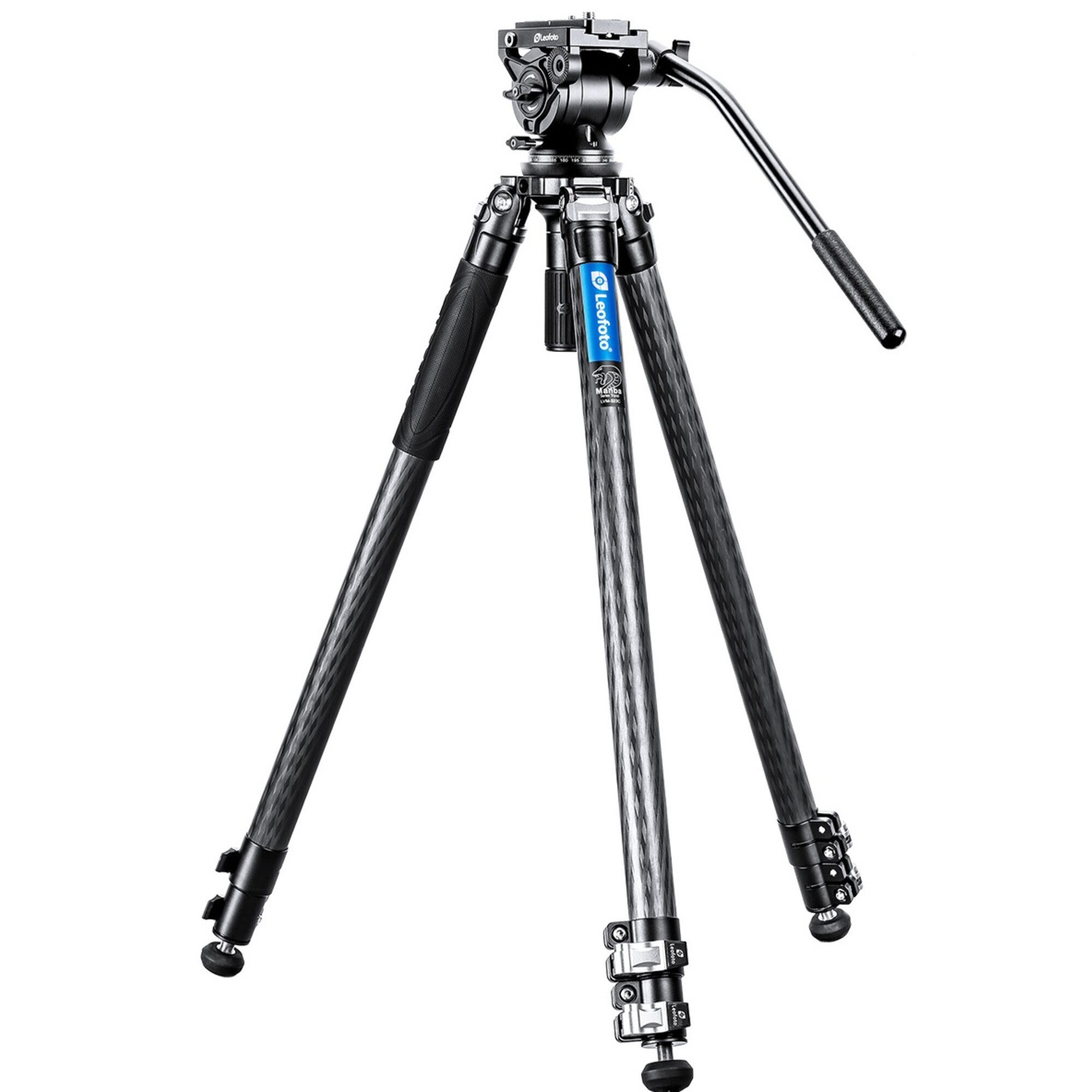 Leofoto Carbon-Dreibeinstativ LVM-323C+BV-10 Manba LVM Kamerastativ