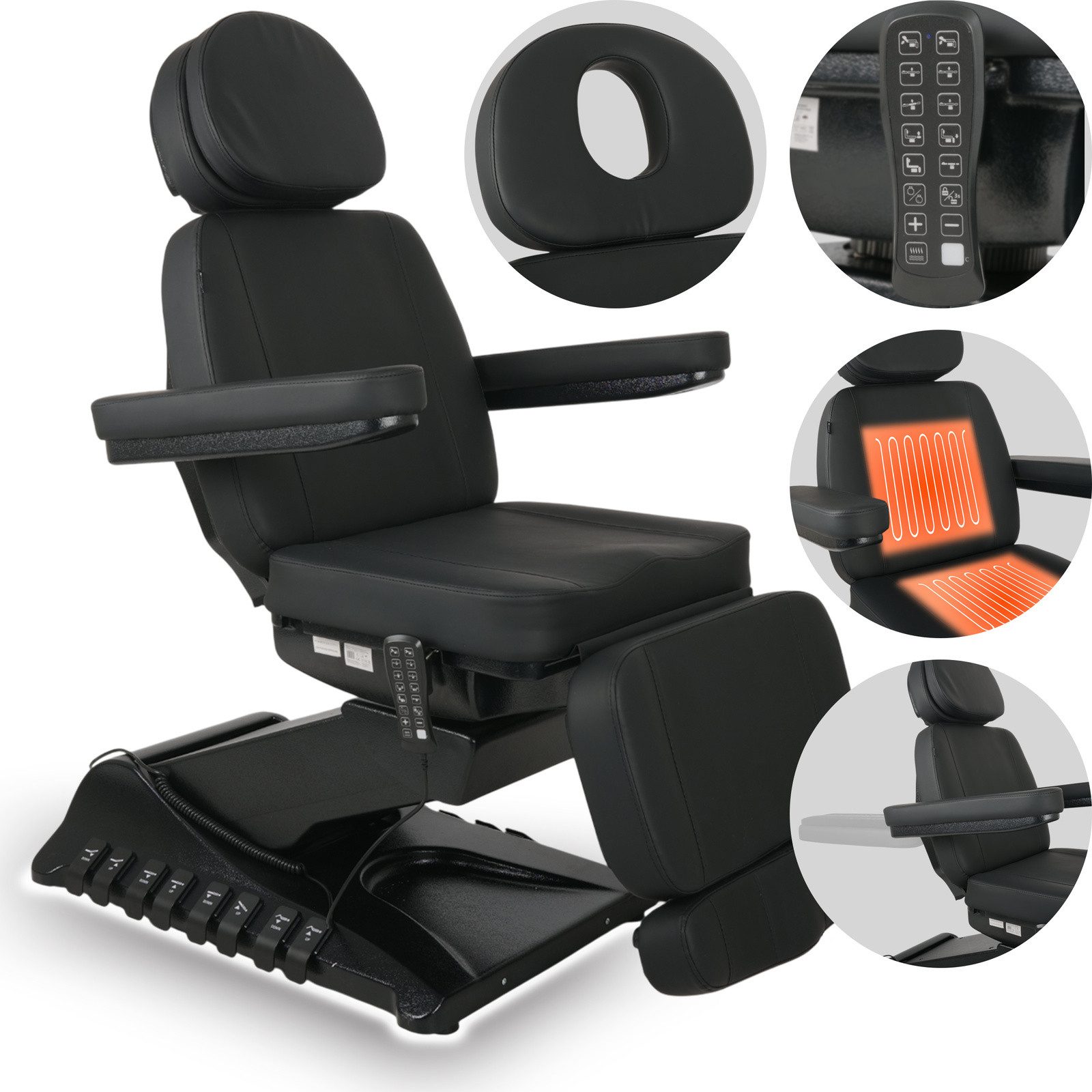 Habys Massageliege Luxoria PRO 5 Kosmetikliege Kosmetiksessel Kosmetikstuhl Elektrisch