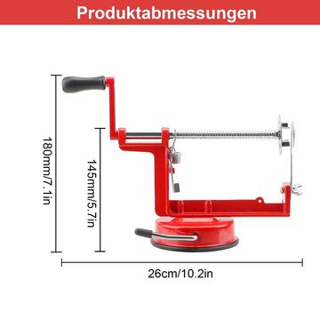 TWSOUL Kartoffelschäler Manuelle Kartoffelturmmaschine, Kommerzielle Kartoffelturmmaschine aus Edelstahl