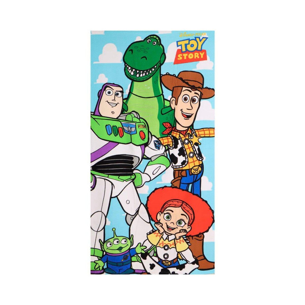 Disney Badetücher Toy Story Crew Strandtuch 70x140cm, 100% Polyester (1-St)