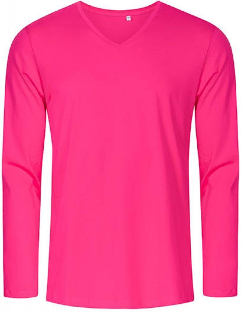 Promodoro Langarmshirt Herren V-Neck T-Shirt Longsleeve, günstig online kaufen