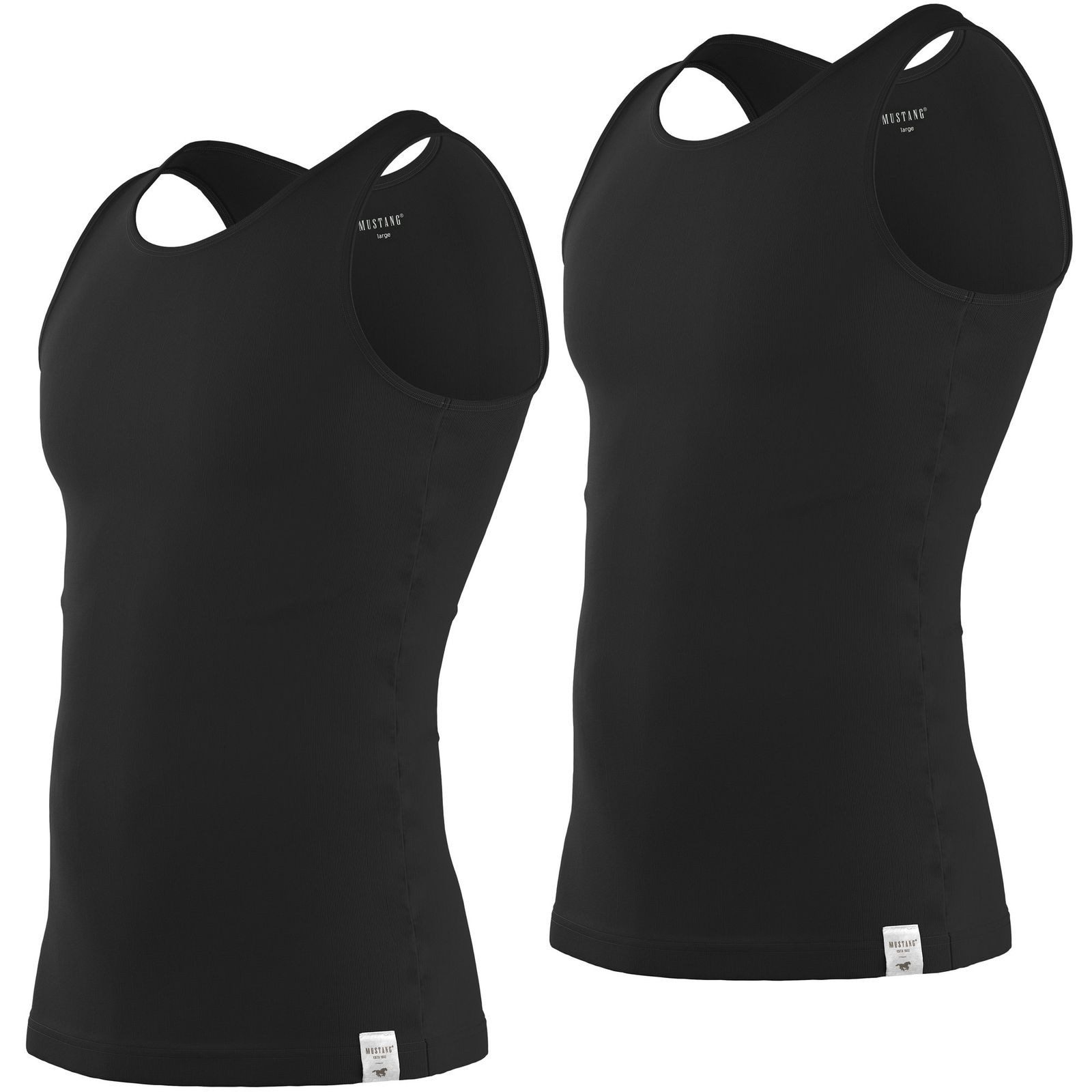 MUSTANG Unterhemd Worker Rib Unterhemd Achselshirt günstig online kaufen