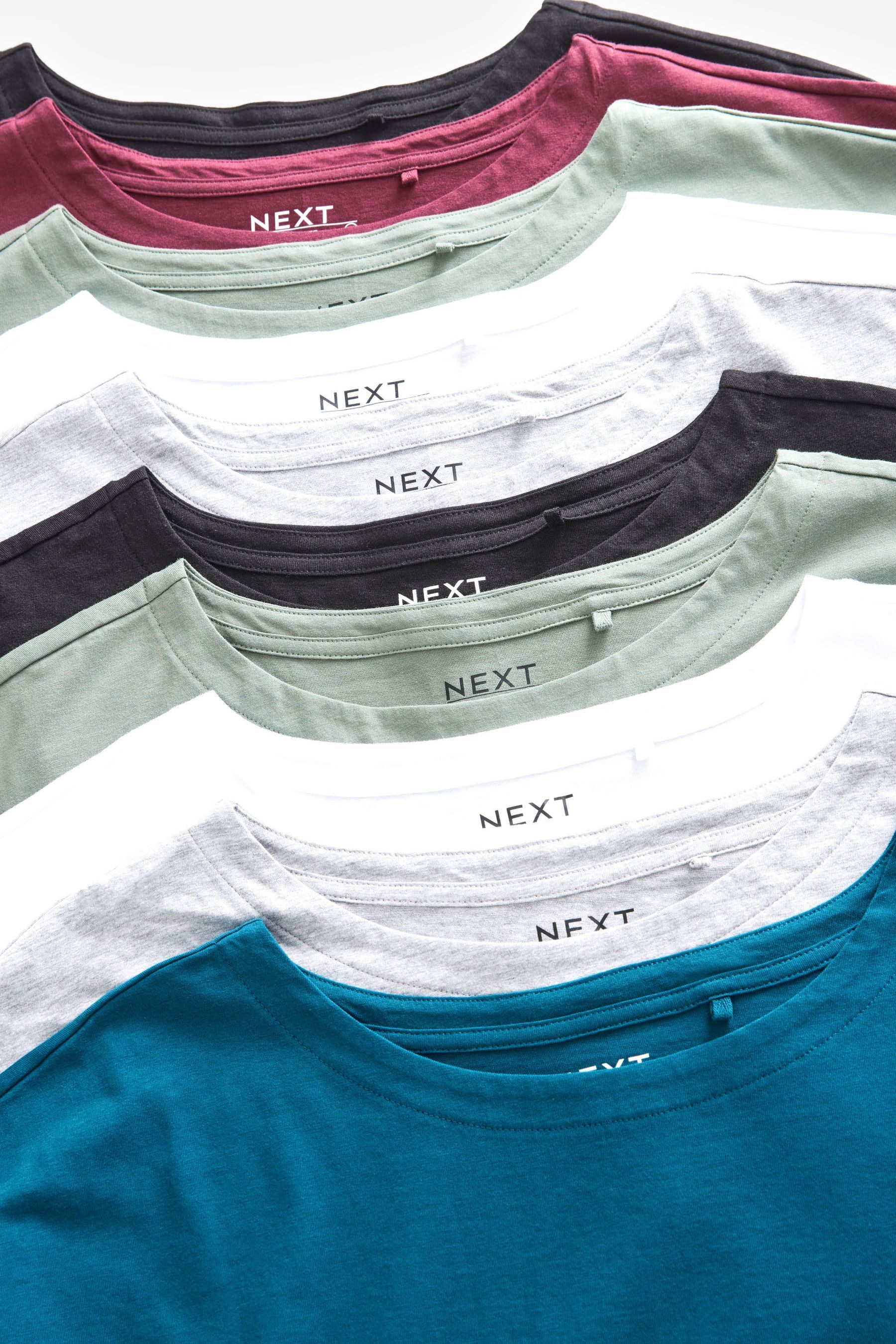 Next T-Shirt 10er-Pack T-Shirts mit Flügelärmeln günstig online kaufen