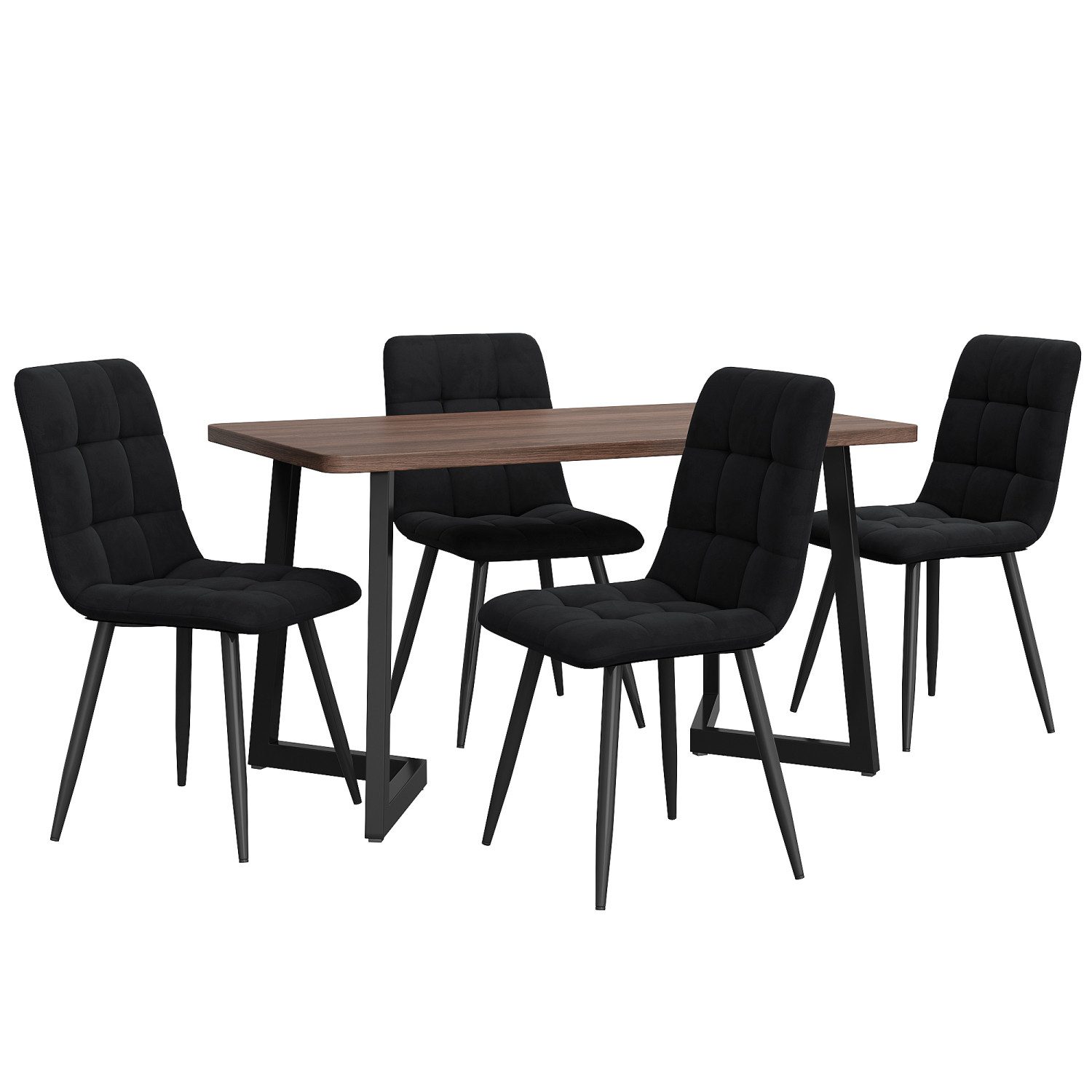 Flieks Essgruppe, (Set, 5-tlg), Esstisch mit günstig online kaufen