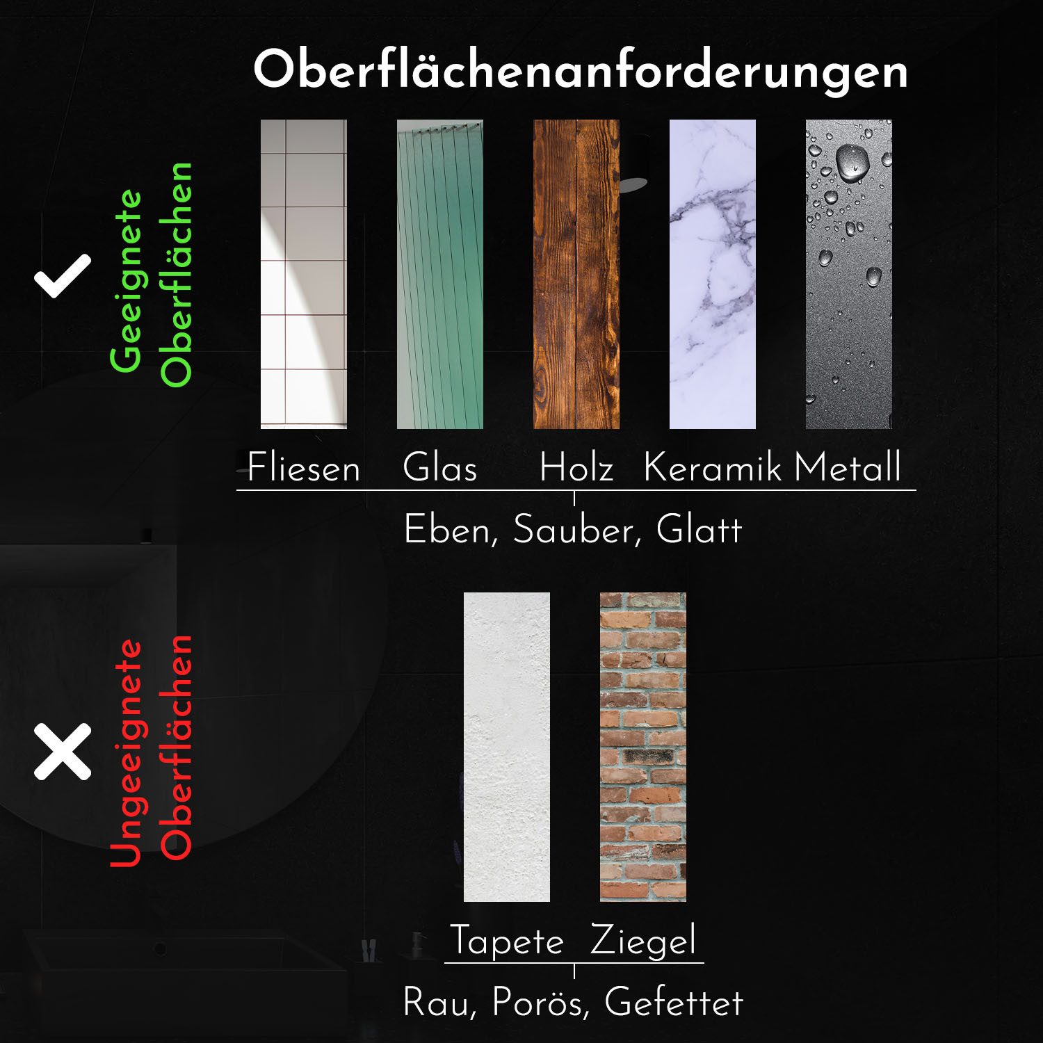 Bürstenking Toilettenpapierhalter ohne Bohren, Selbstklebender Klopapierhalter, WC-Rollenhalter, 3M-Kleber – Bild 5 von 5