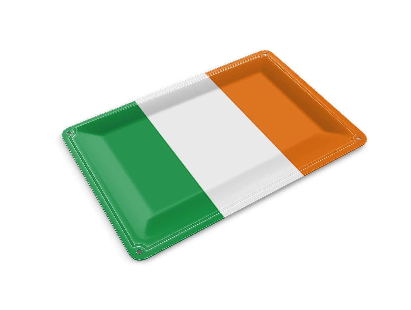 Femer GmbH Postkarte Flagge Irlands 14x10 cm Flag of Ireland, unfrankiert
