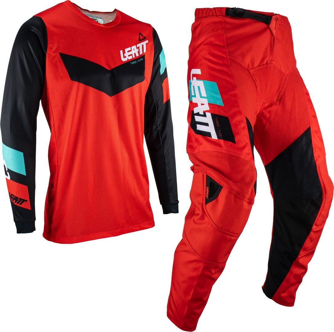 Leatt Motorradhose 3.5 Ride 2023 Motocross Jersey und Hose Set Atmungsaktiv