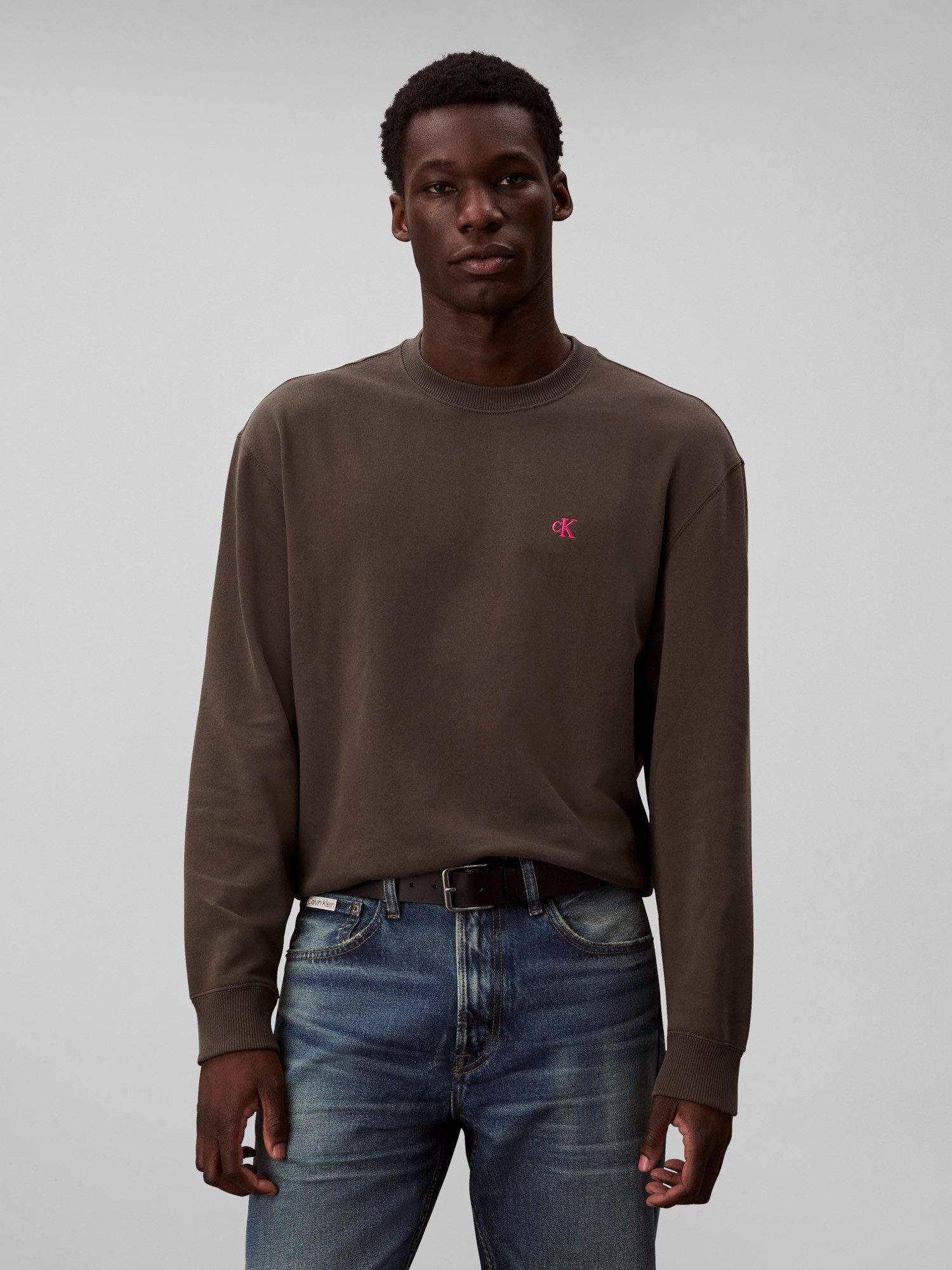 Calvin Klein Jeans Sweatshirt regular fit, Rundhalsausschnitt günstig online kaufen