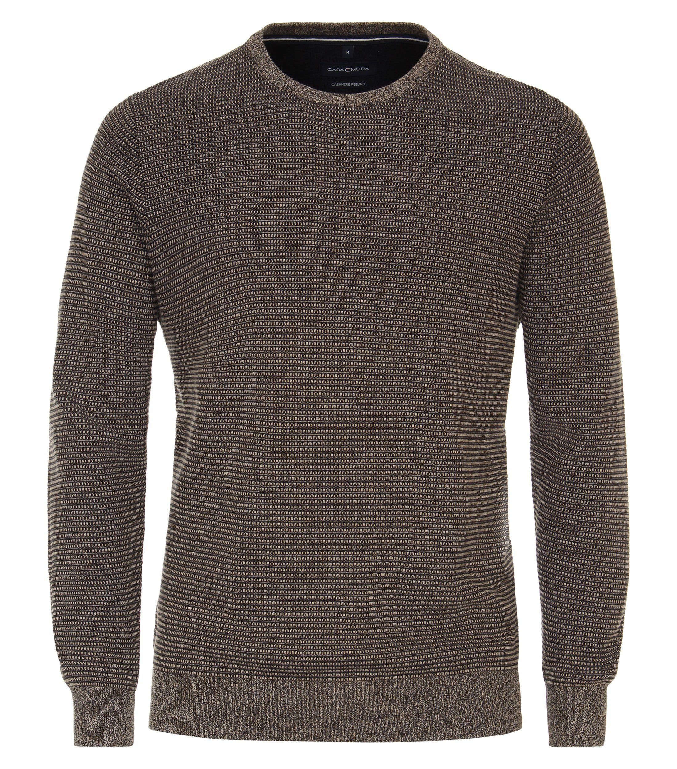 434103100 Beige % Normale Baumwolle CASAMODA Strickpullover 100 Passform