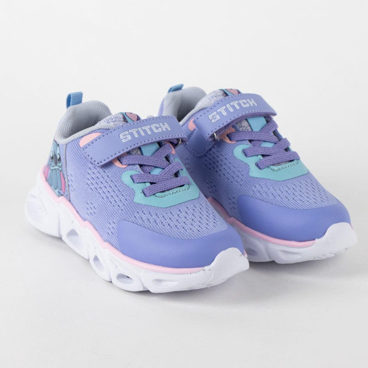 Disney Stitch Kinder Sportschuhe mit Lichteffekt leichte Schuhe Sneaker (Packung) – Bild 4 von 5