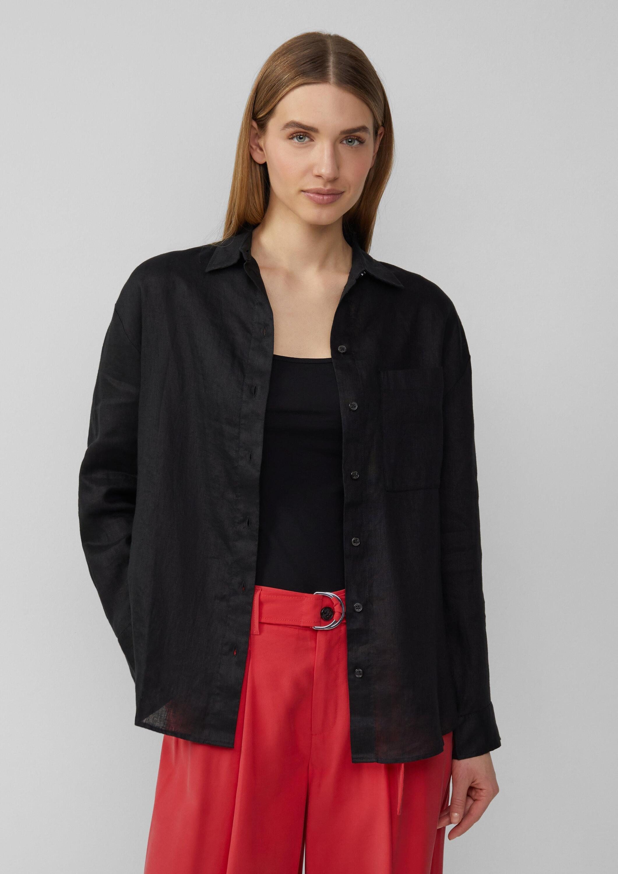 s.Oliver Langarmbluse Bluse Oversize Bluse aus günstig online kaufen