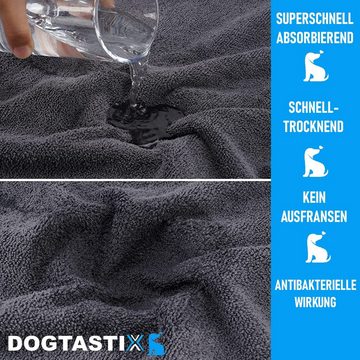 MAVURA Hundebademantel DOGTASTIX Hunde Bademantel schnelltrocknend kleine & große Rassen, - Mikrofaser - saugstark & maschinenwaschbar - verstellbar