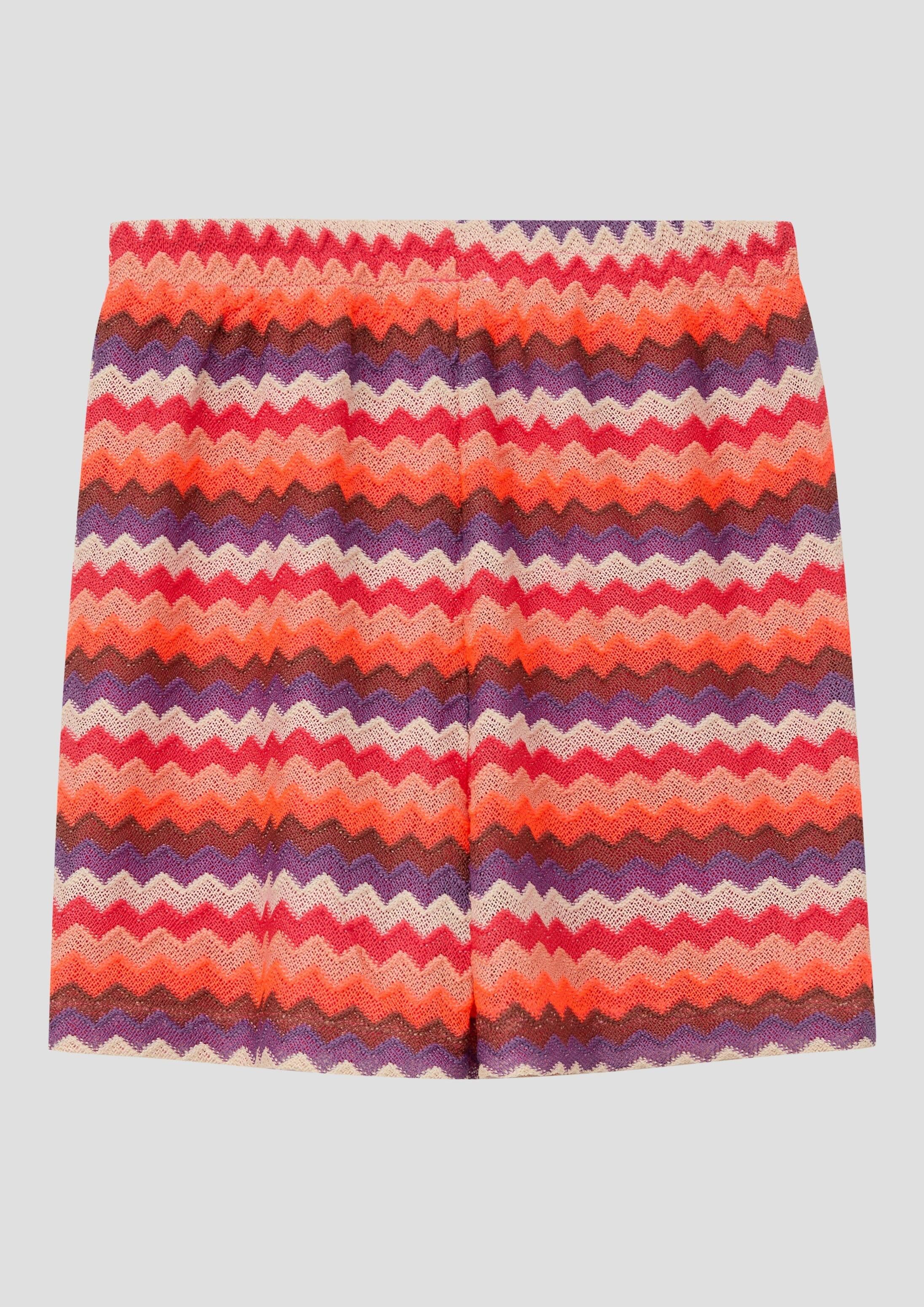 s.Oliver Shorts Leggings Wide Leg-Shorts mit Struktur und Jerseyfutter