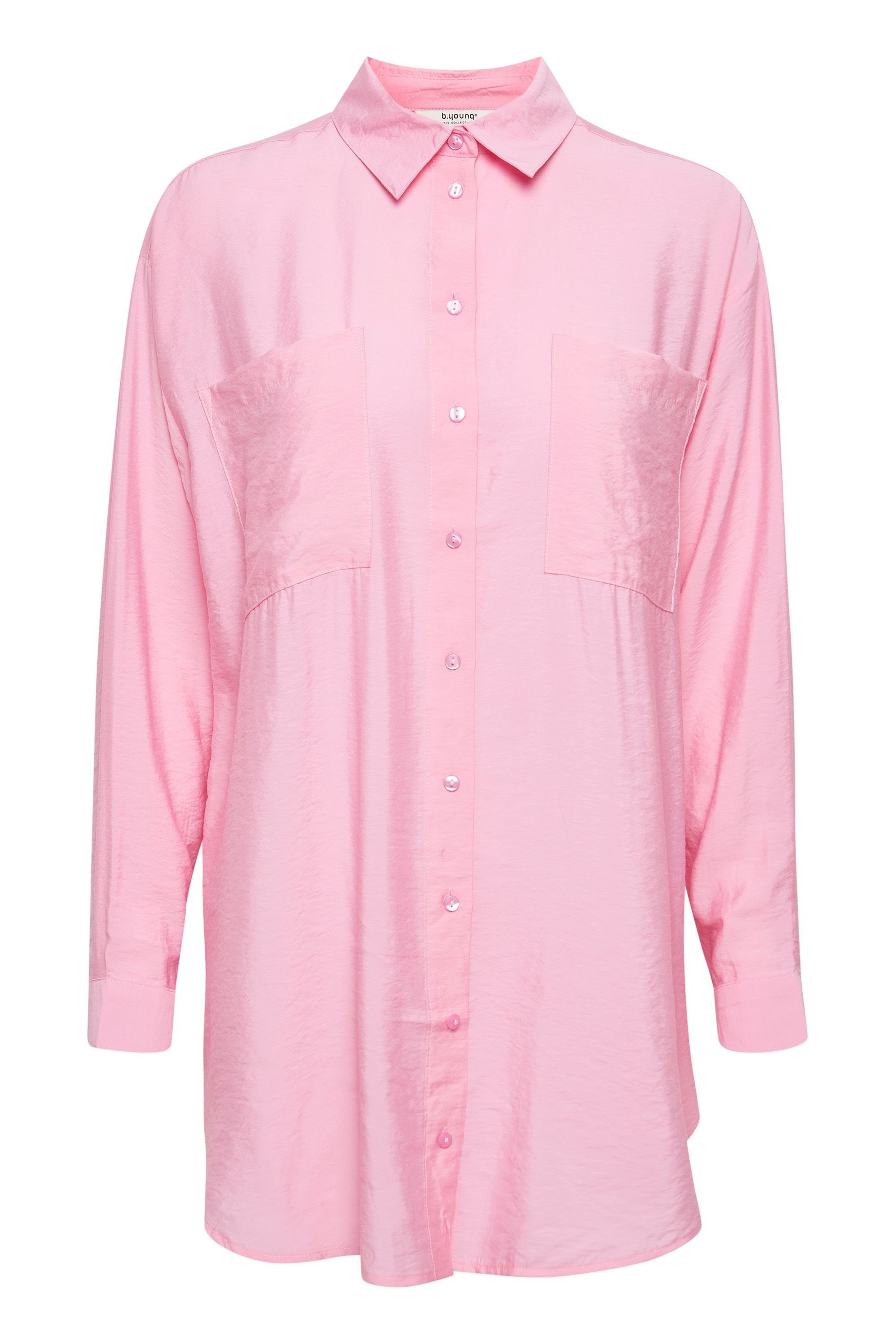 b.young Langarmbluse BYIHALIEA LONG SHIRT Begonia (152215) 20812974 Pink 