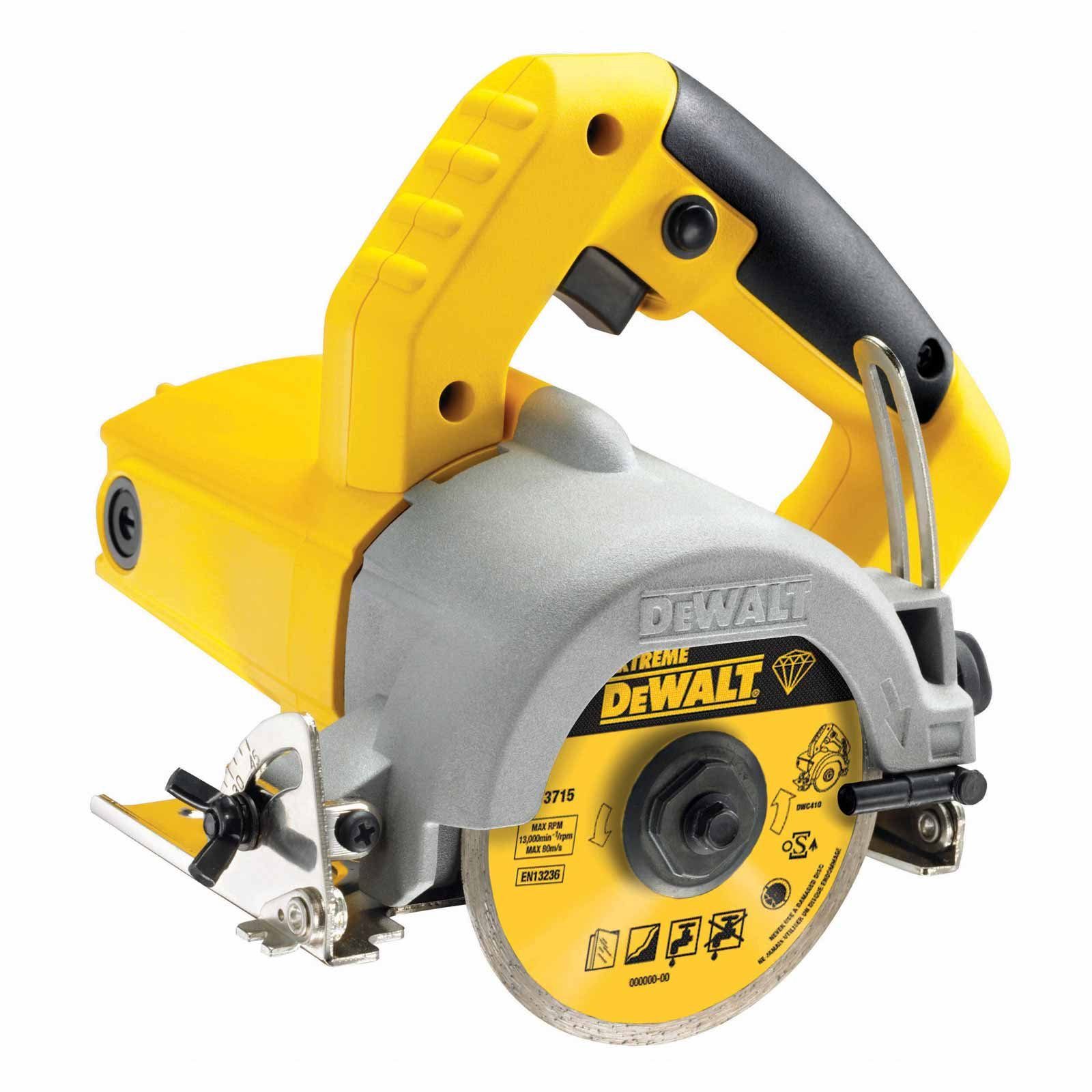 DeWalt Universalsäge DeWalt Nass + Trocken-Fliesensäge DWC410-QS 110mm  inkl. Zubehör, Set