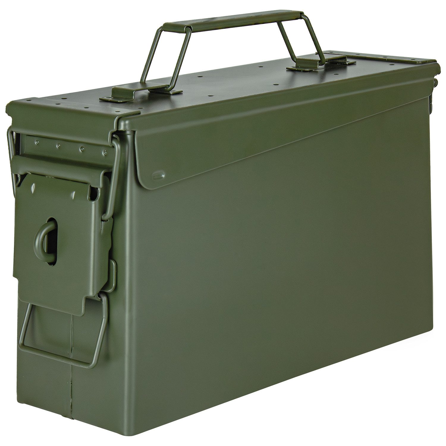 Trucky Aufbewahrungsbox Ammo Box Munitionsbox Box Metallkiste Metallbox Grün Metall Auswahl