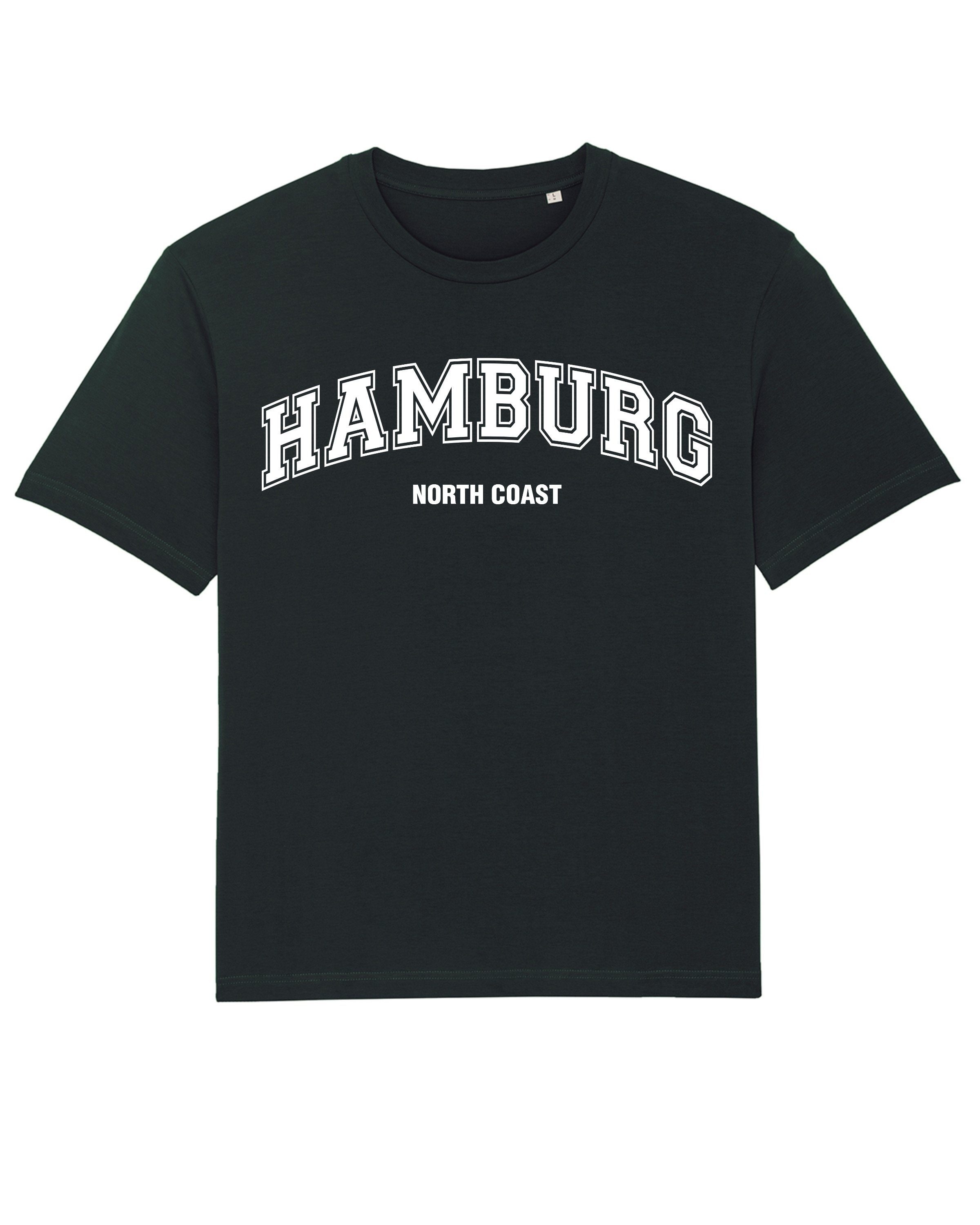 wat? Apparel Print-Shirt Hamburg (1-tlg) schwarz