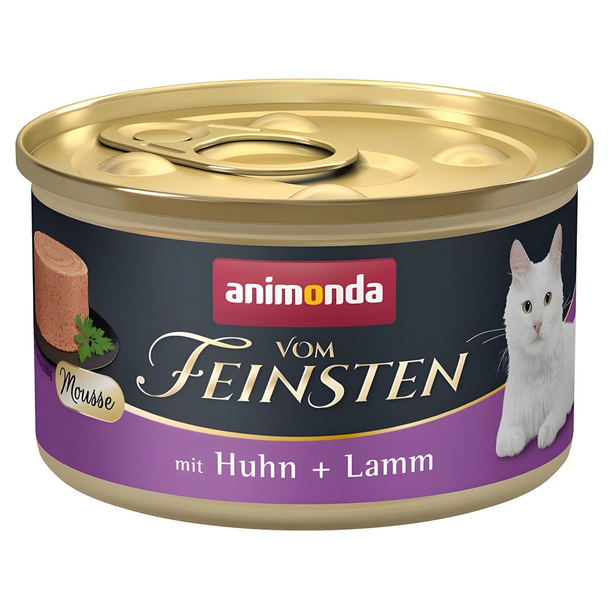 Animonda vom Feinsten Adult mit Huhn & Lamm 85 g - 12 Stück, Nassfutter für: Katze