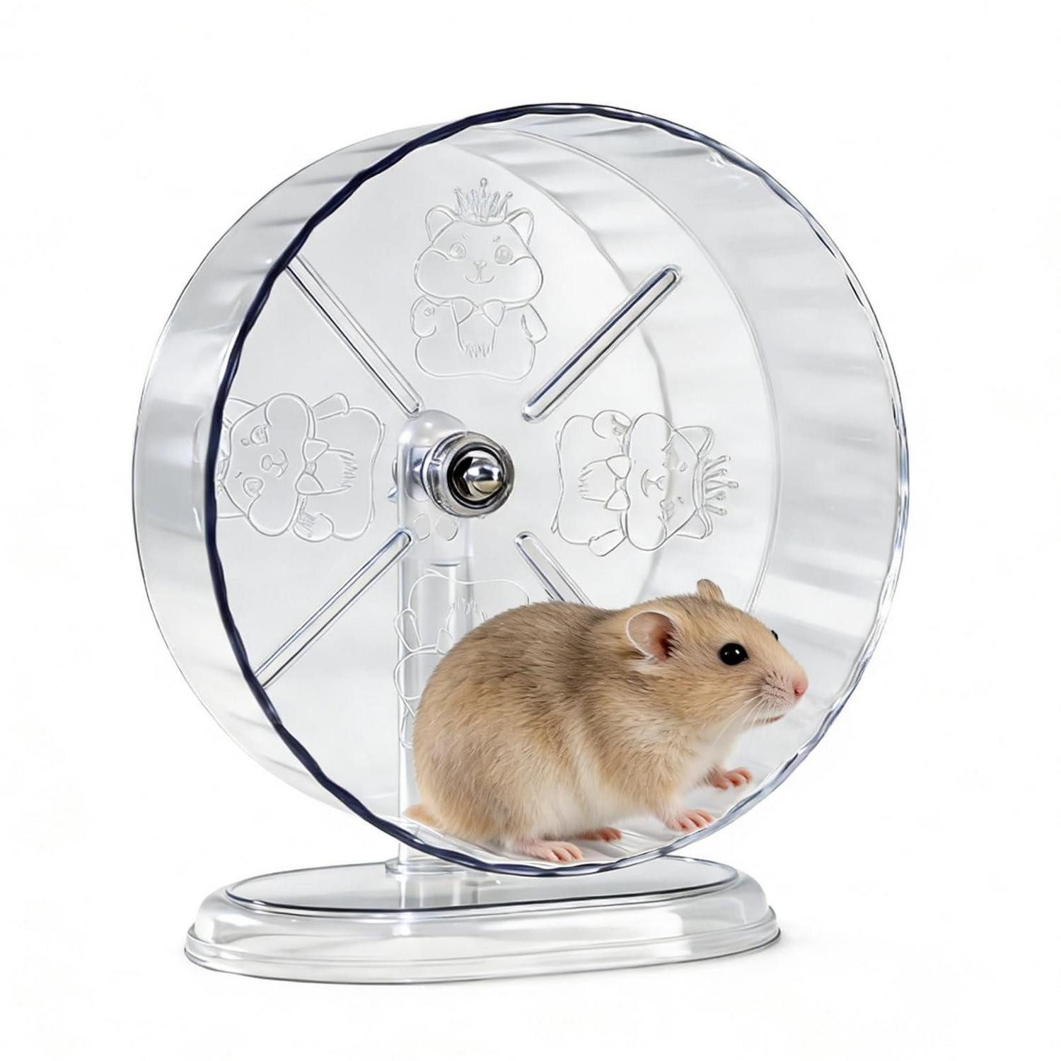 LuxusKollektion Tierlaufrad Hamsterrad Ø24cm Höhenverstellbar Leise