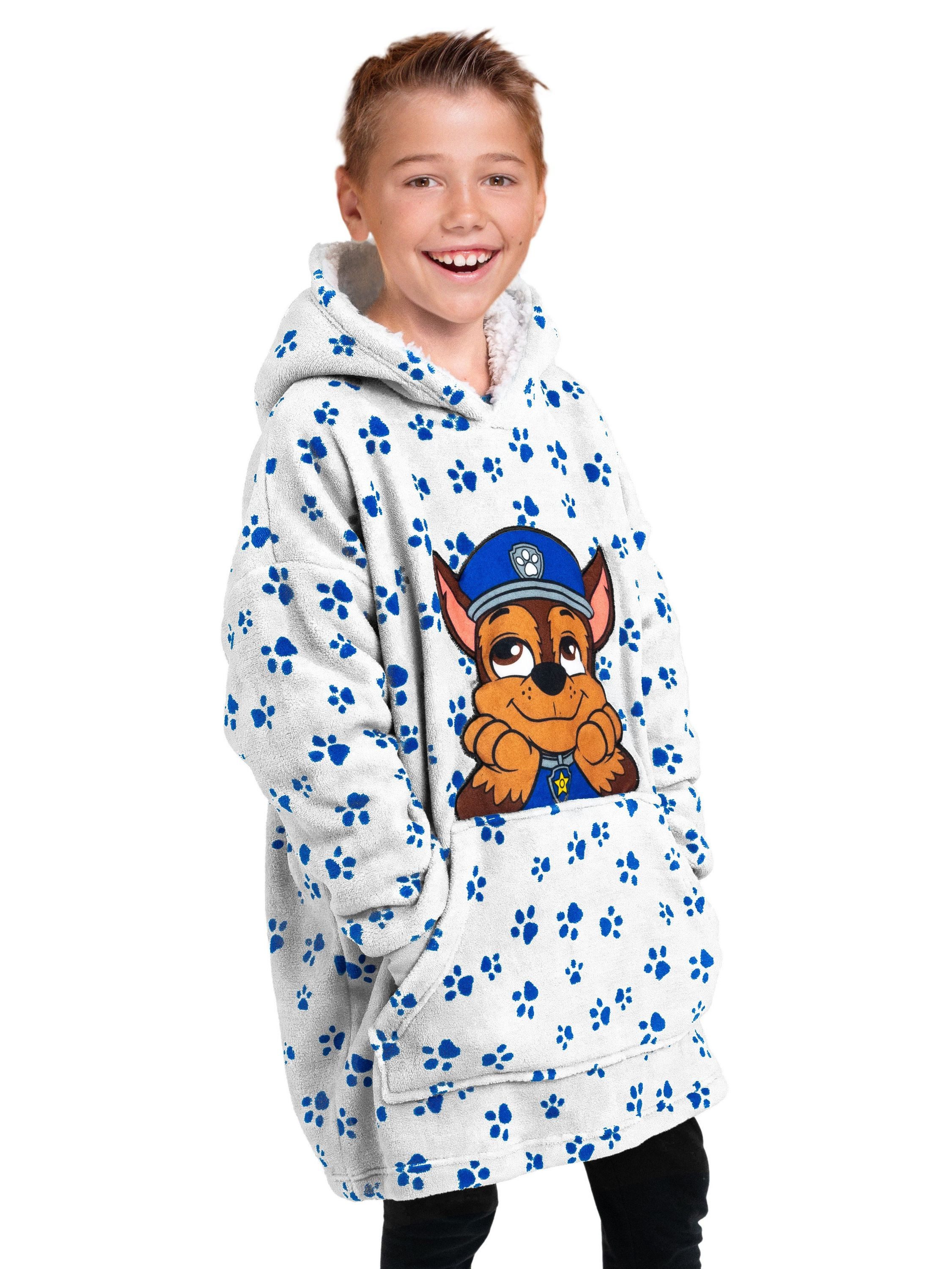 United Labels® Kapuzenpullover Paw Patrol Chase Oversize Cozy Hoodie Übergroße Kuschelpullover