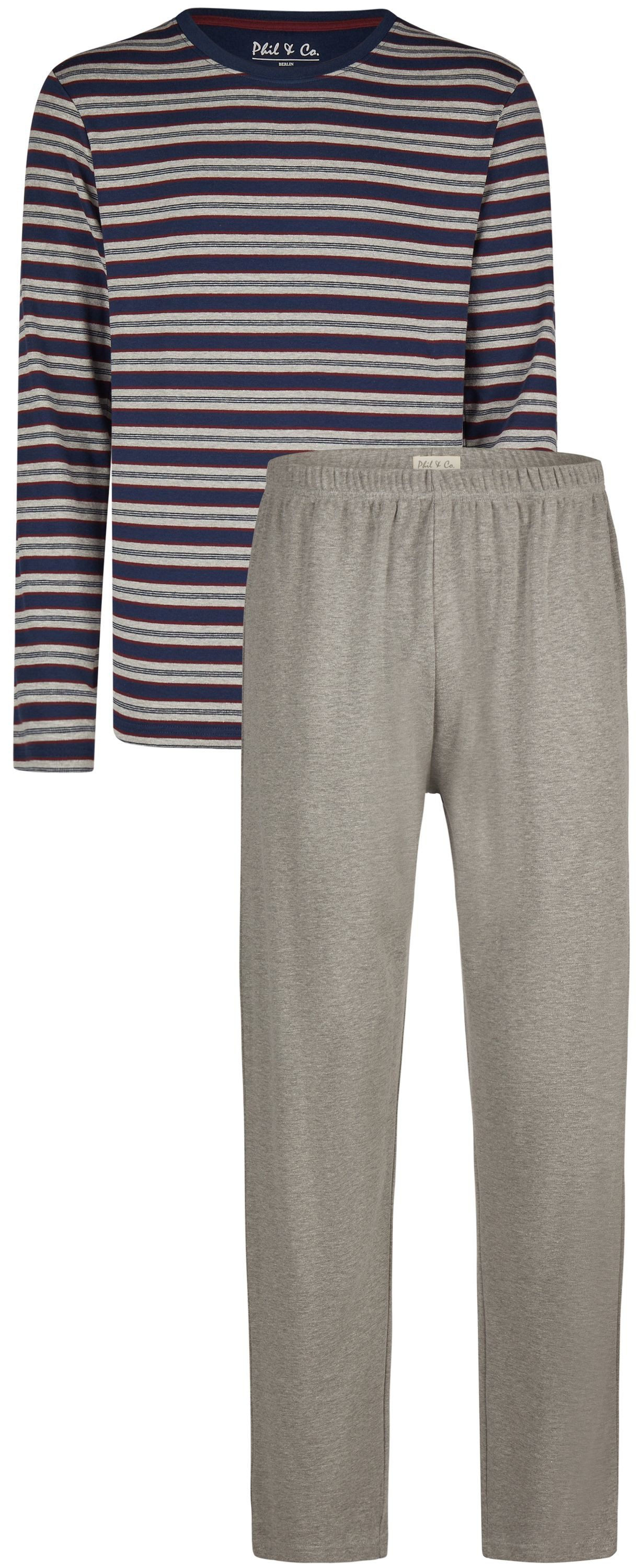 Phil & Co. Schlafanzug Casual (Set, günstig online kaufen
